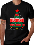 Mechanic Christmas Tree T-Shirt