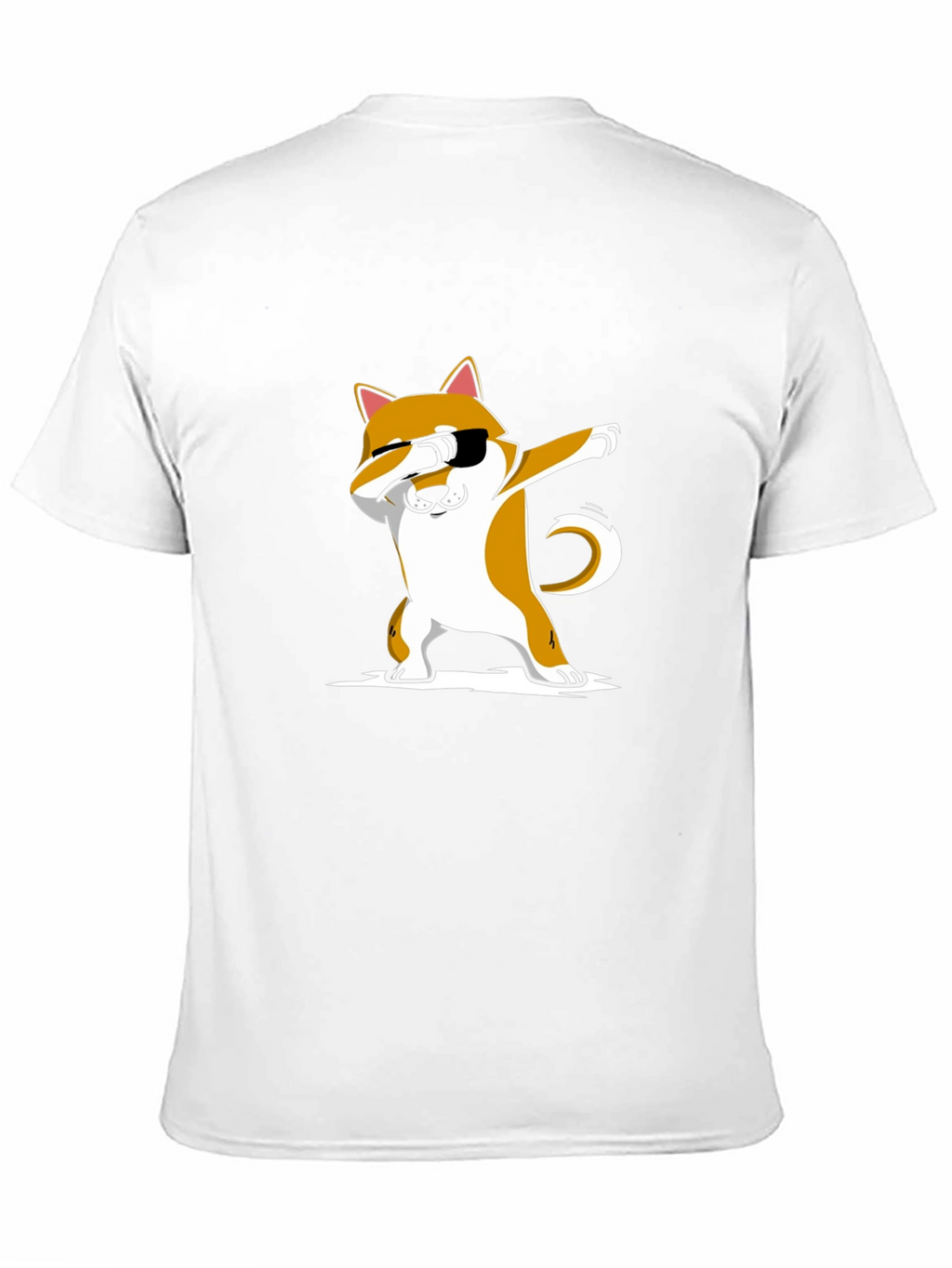 Dabbing Shiba Inu Black T-Shirt