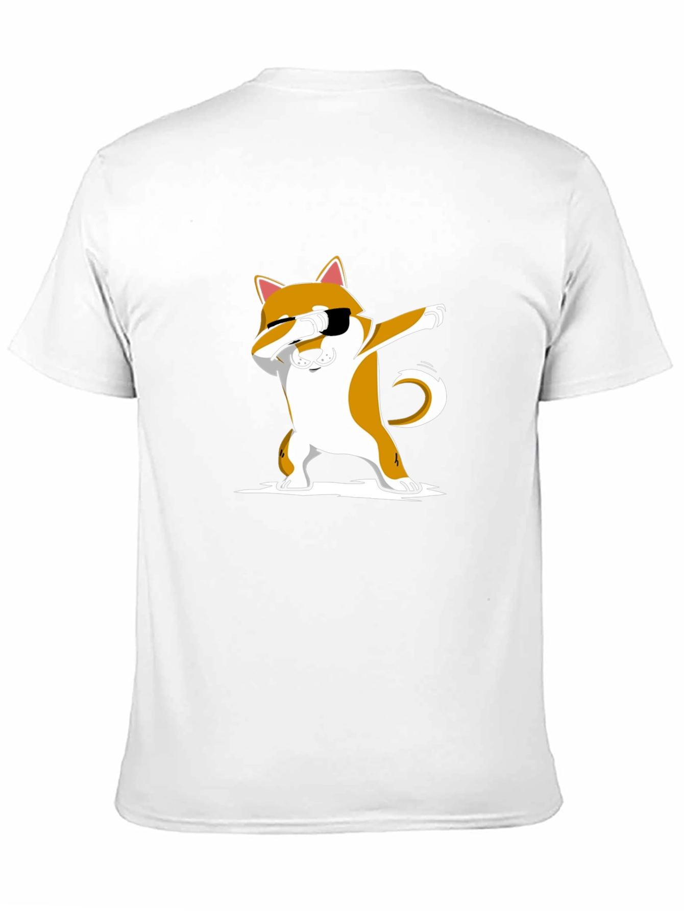 Dabbing Shiba Inu Black T-Shirt