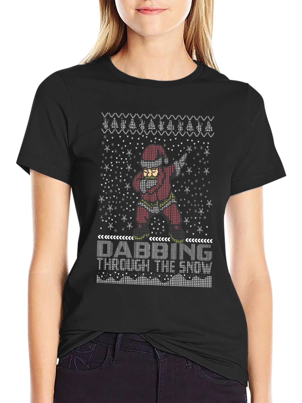 Dabbing Santa Ugly Christmas Sweater T-Shirt