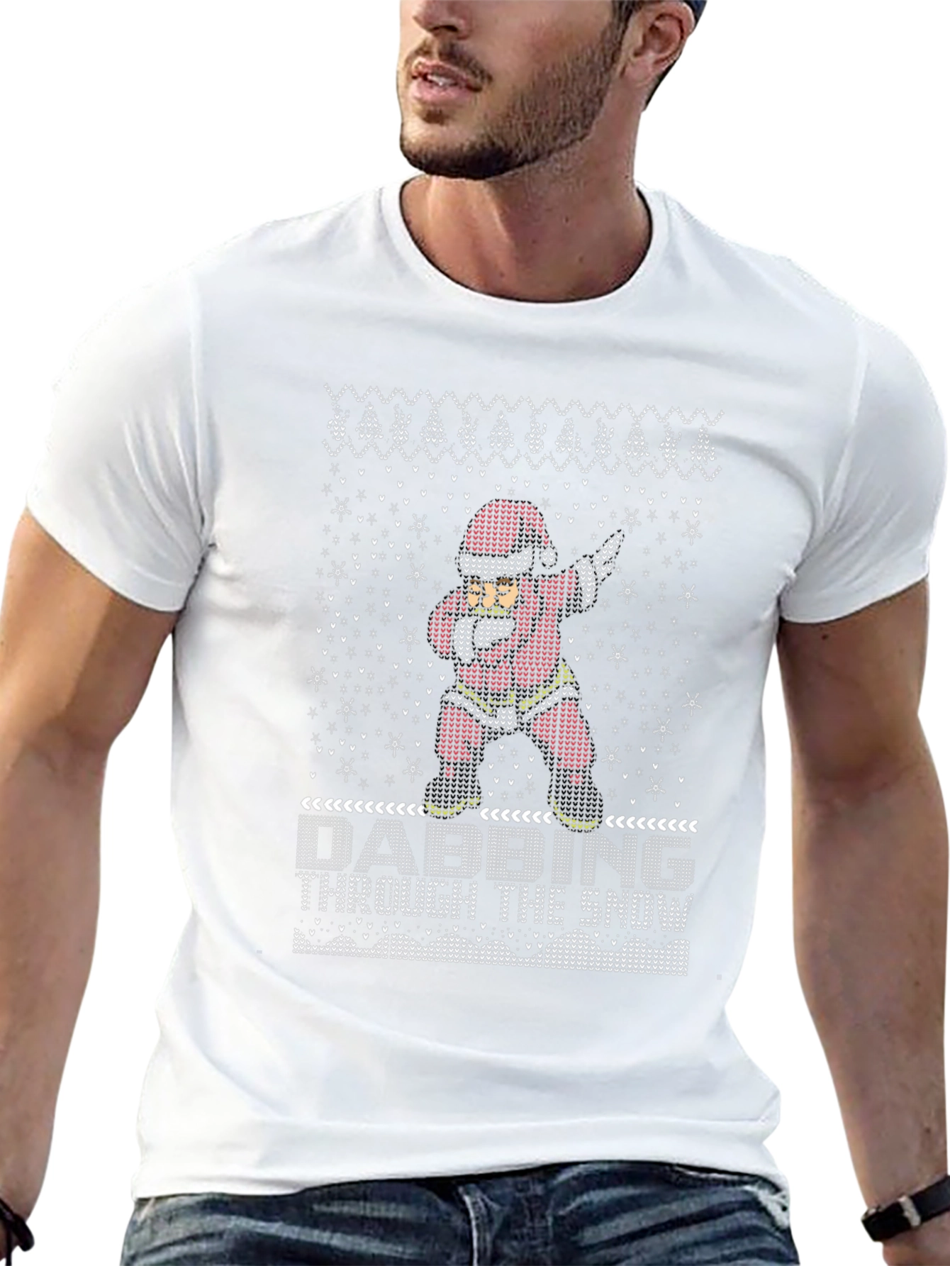 Dabbing Santa Ugly Christmas Sweater T-Shirt