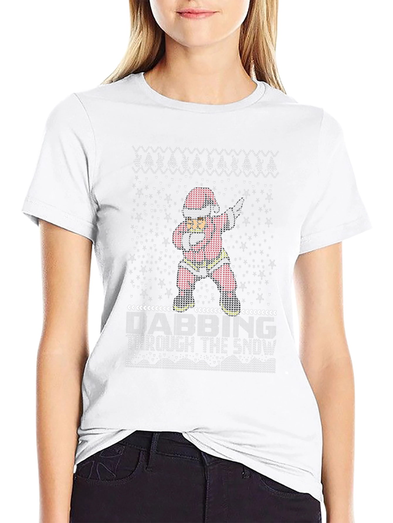 Dabbing Santa Ugly Christmas Sweater T-Shirt