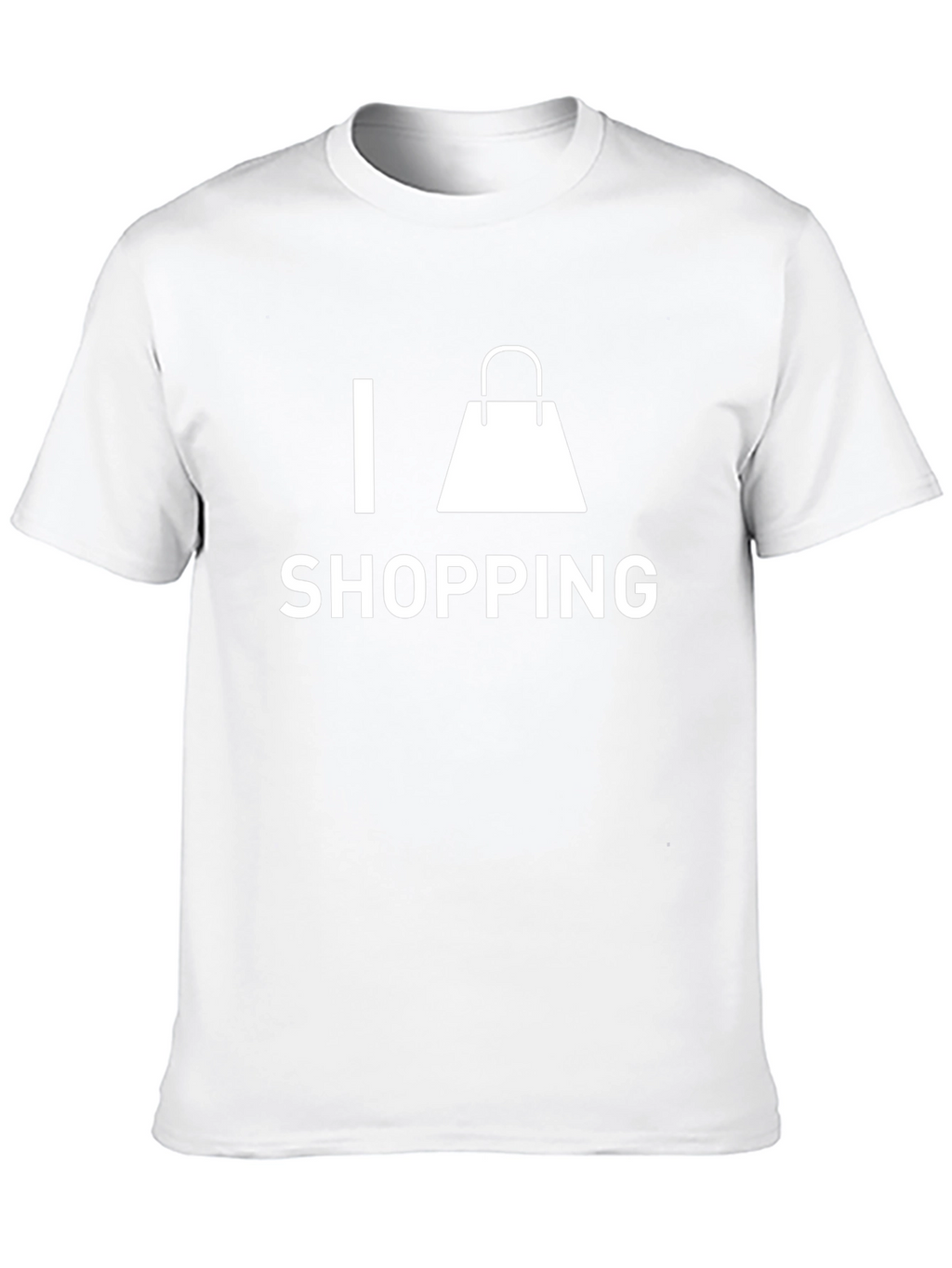 I Love Shopping Black T-Shirt