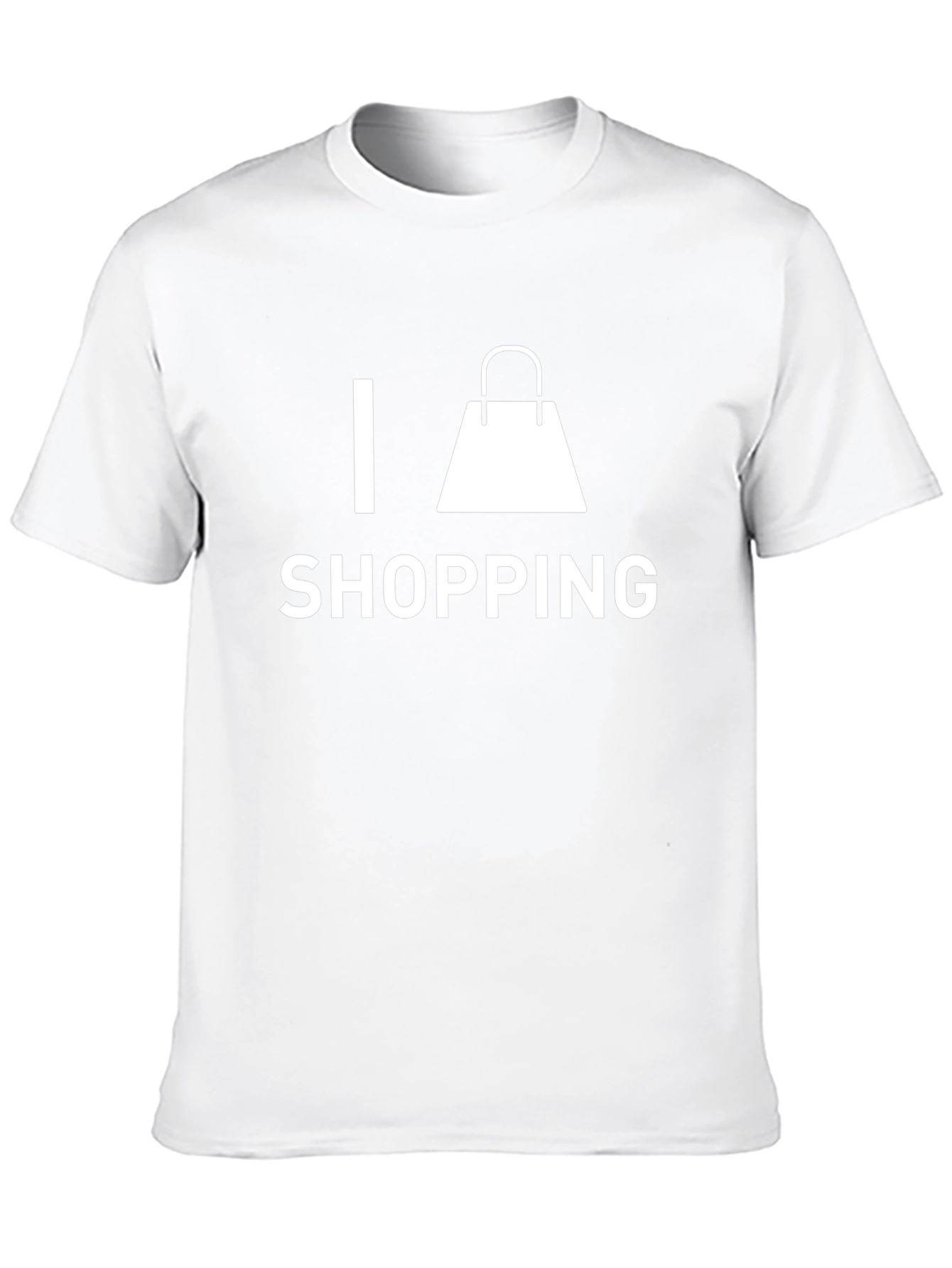 I Love Shopping Black T-Shirt