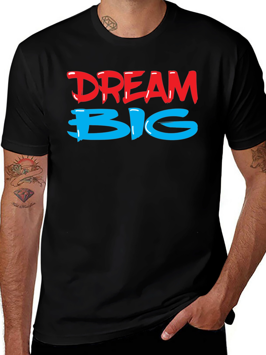 Dream Big Black T-Shirt