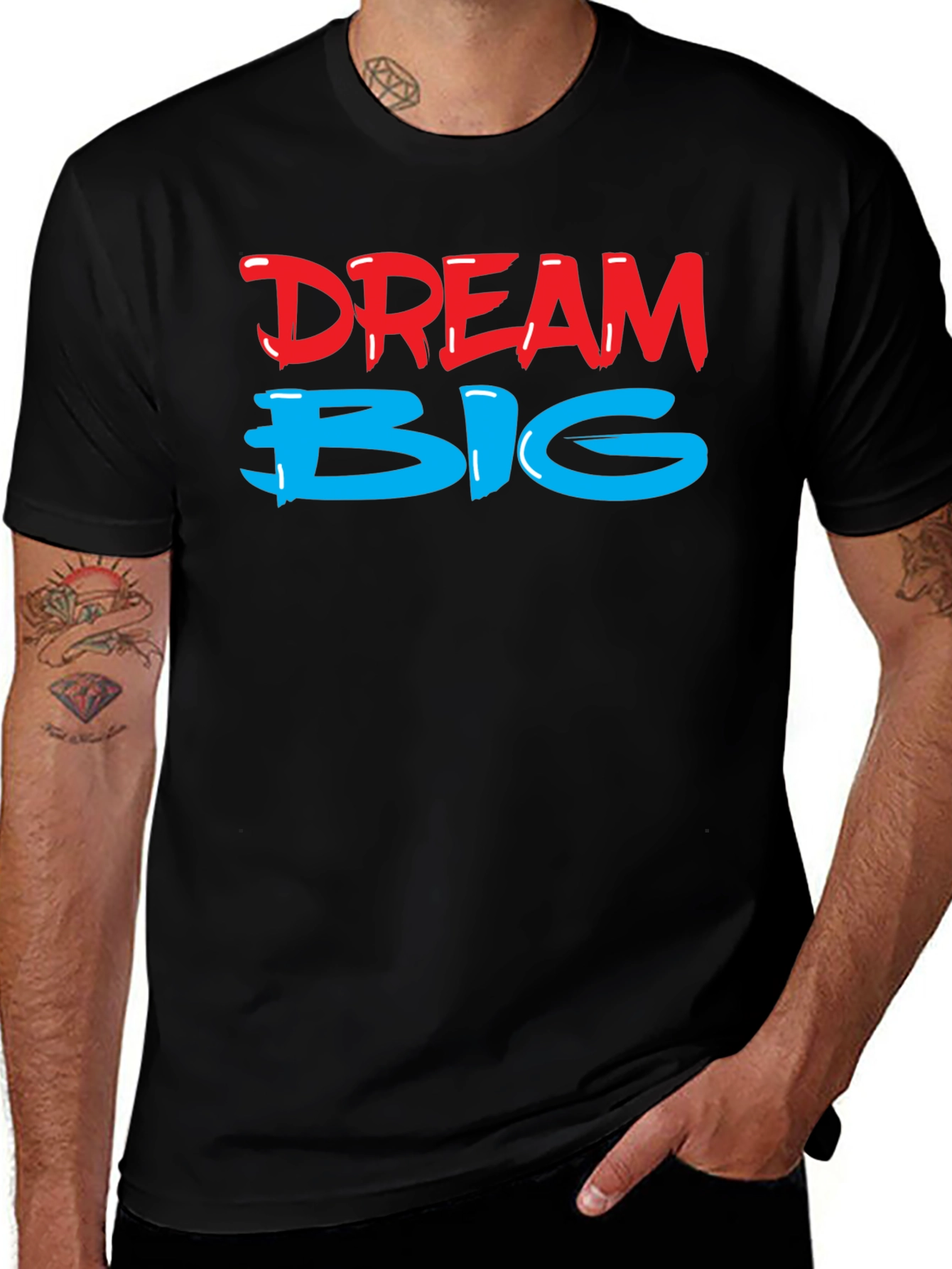 Dream Big Black T-Shirt