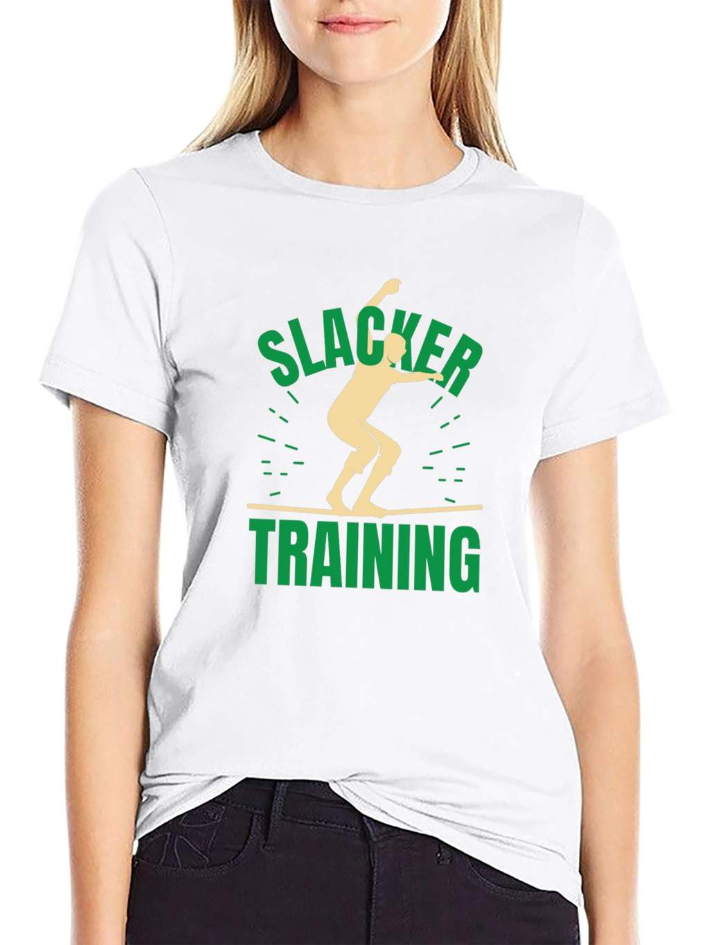 Slacker Training Black Graphic T-Shirt