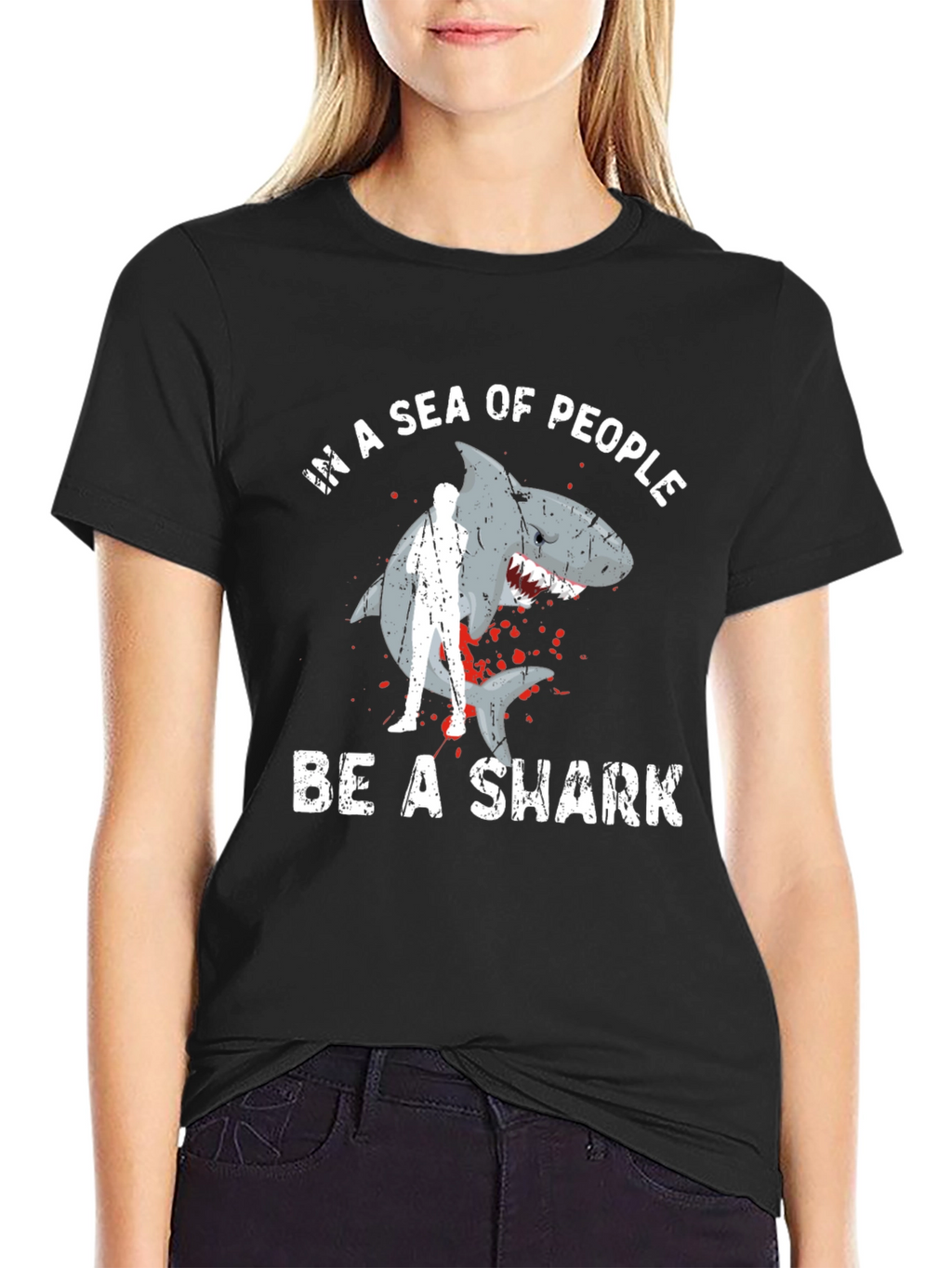 Be A Shark Graphic Tee