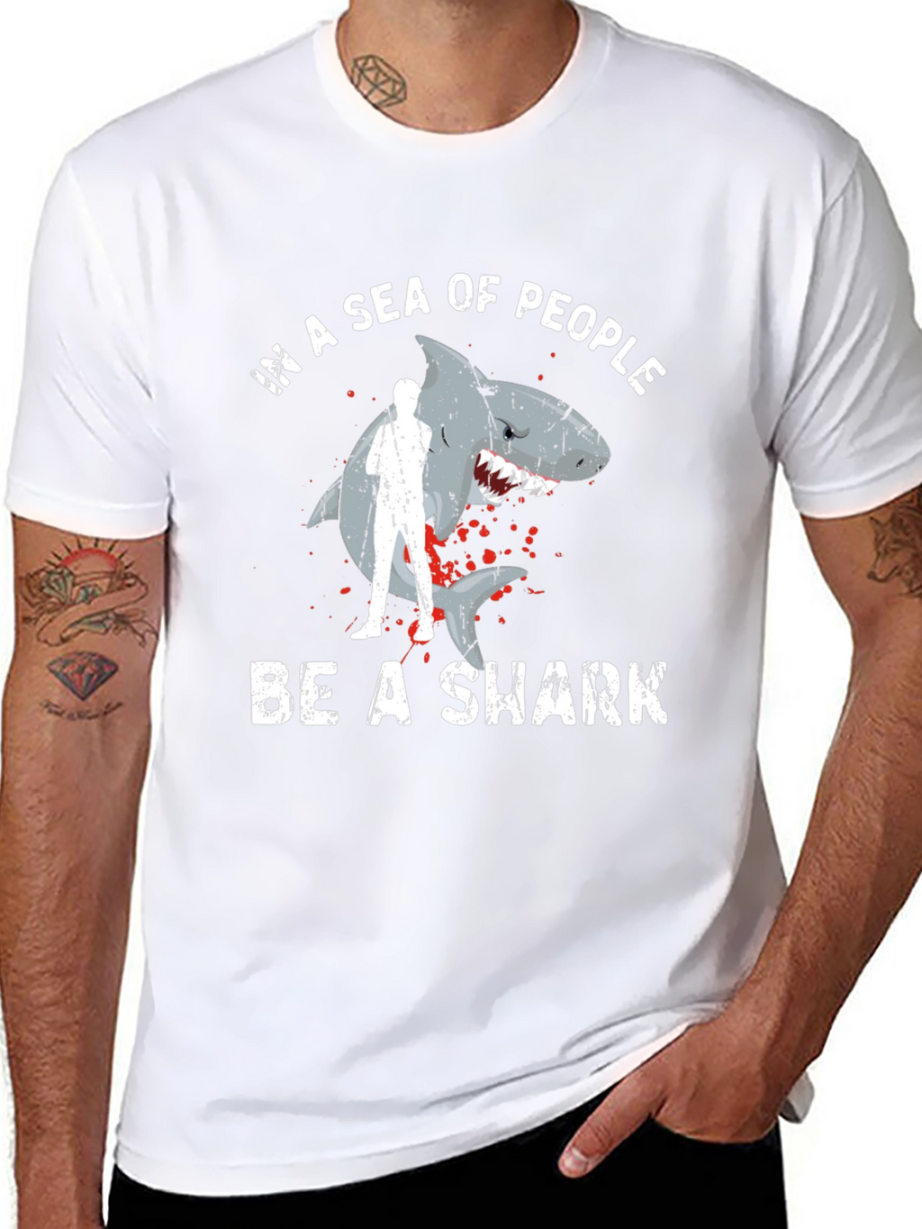 Be A Shark Graphic Tee
