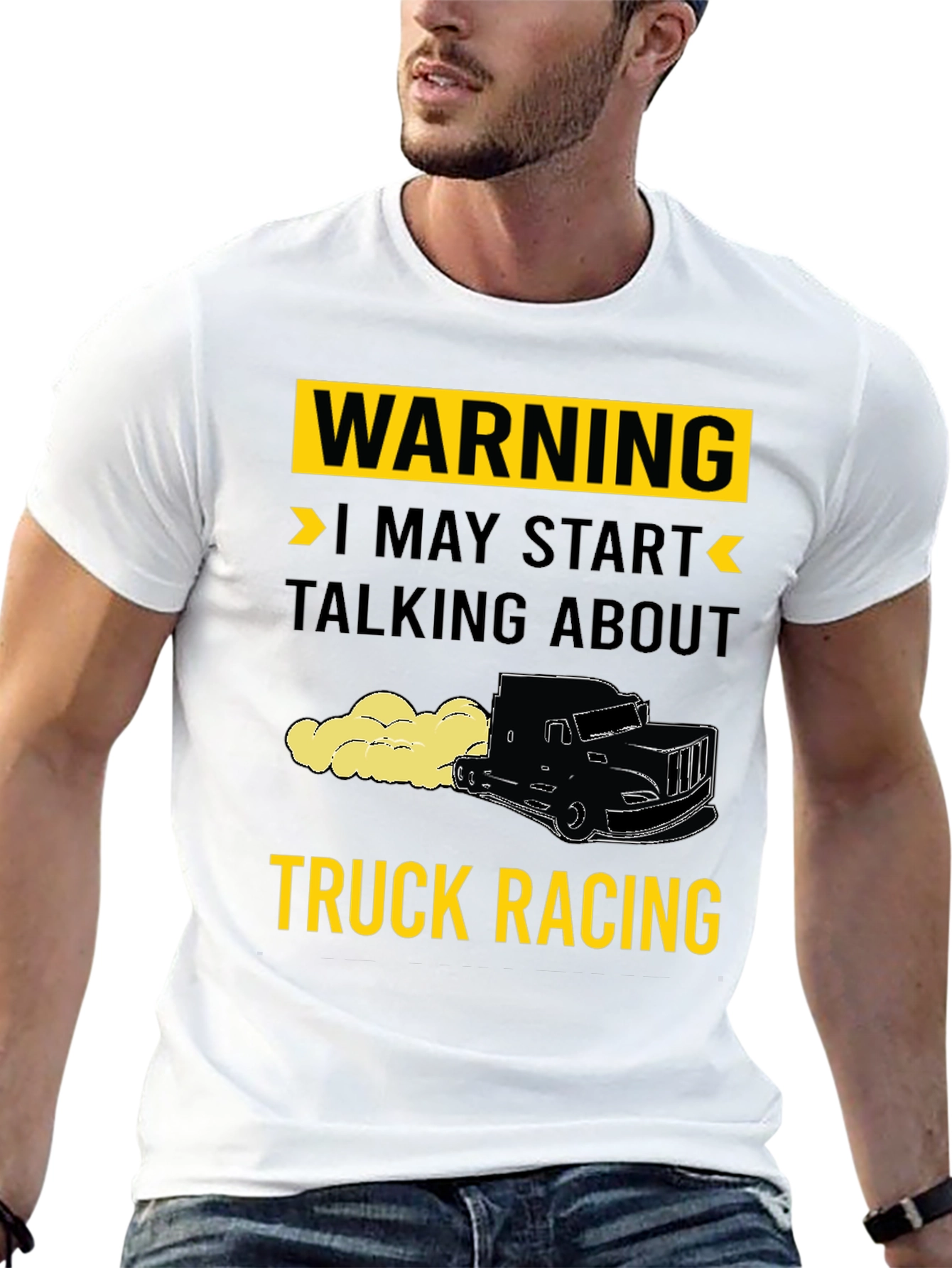 Warning Truck Racing T-Shirt