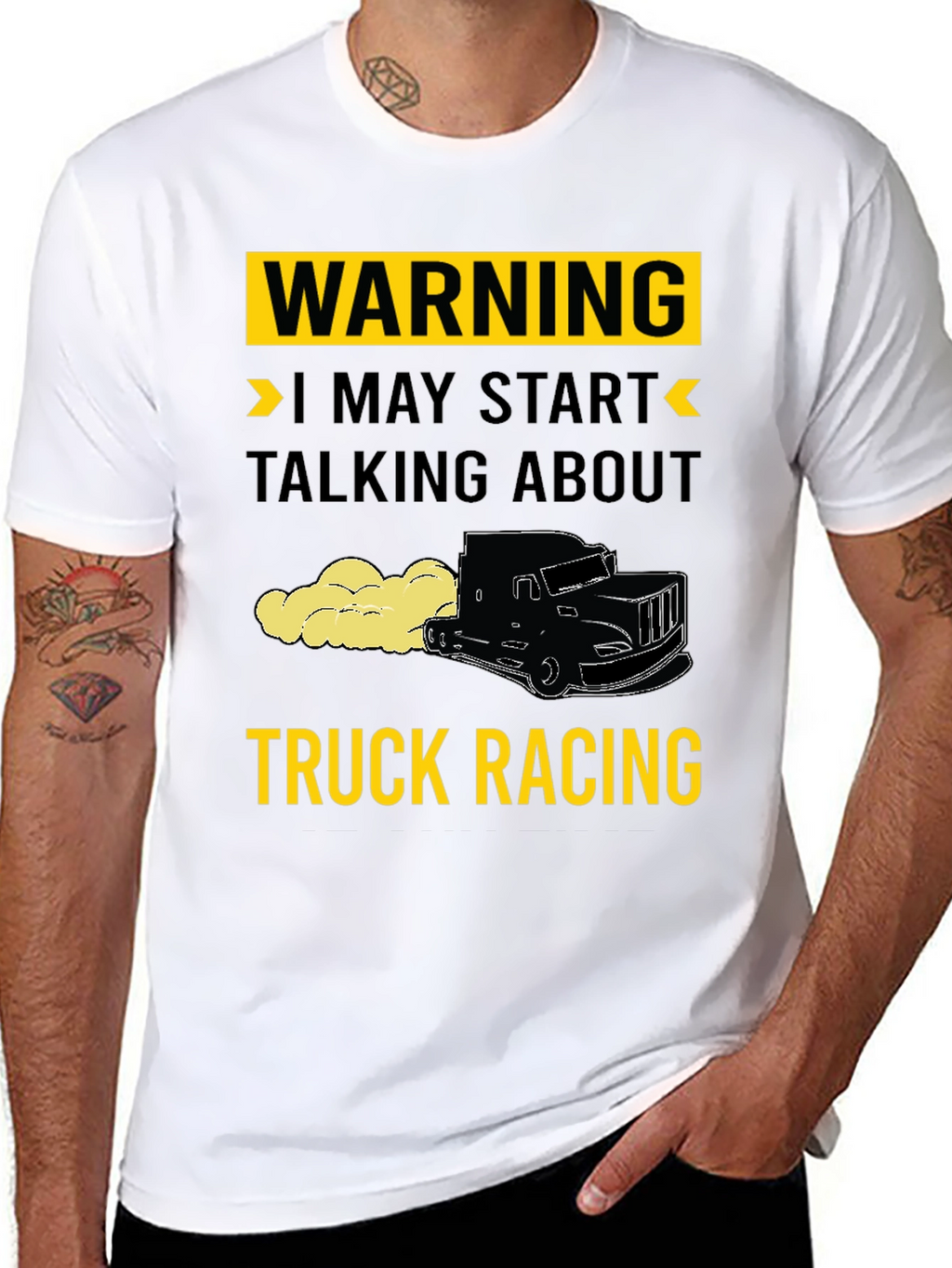 Warning Truck Racing T-Shirt