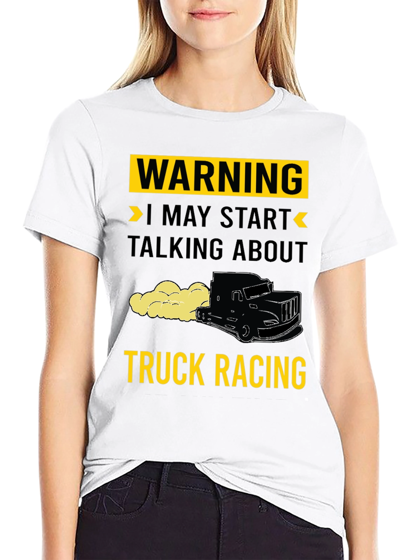 Warning Truck Racing T-Shirt