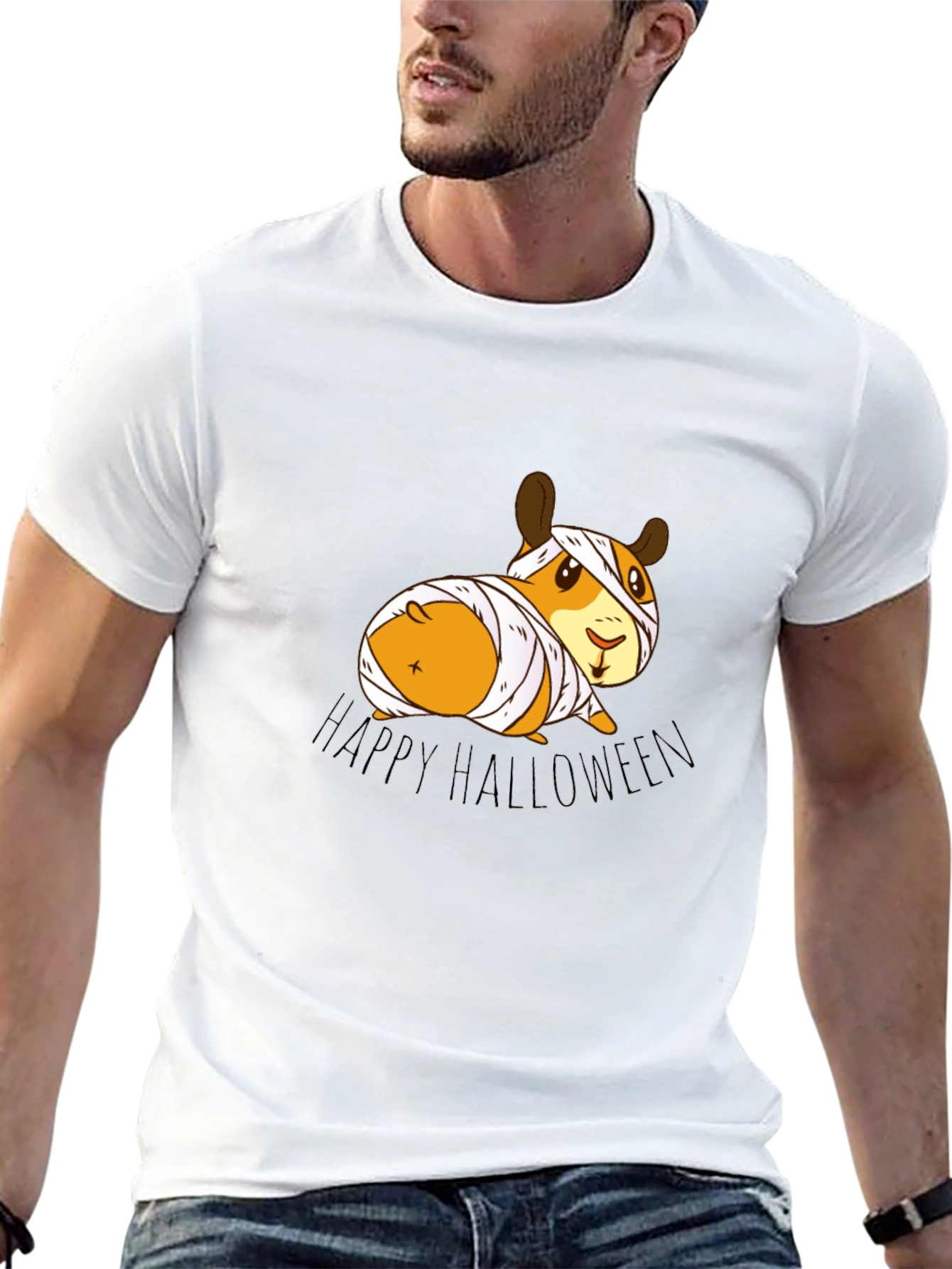 Halloween Guinea Pig Mummy T-Shirt
