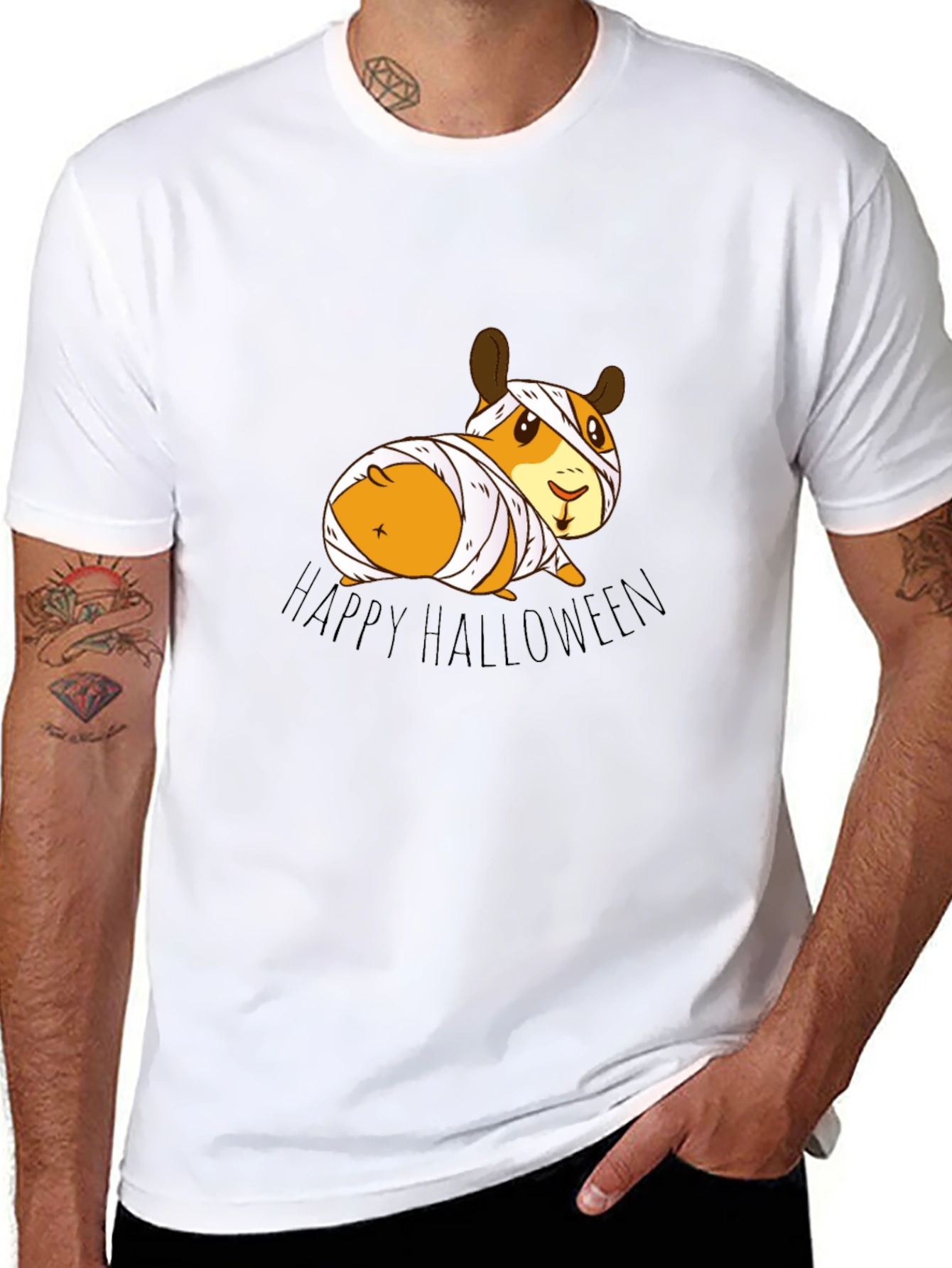 Halloween Guinea Pig Mummy T-Shirt