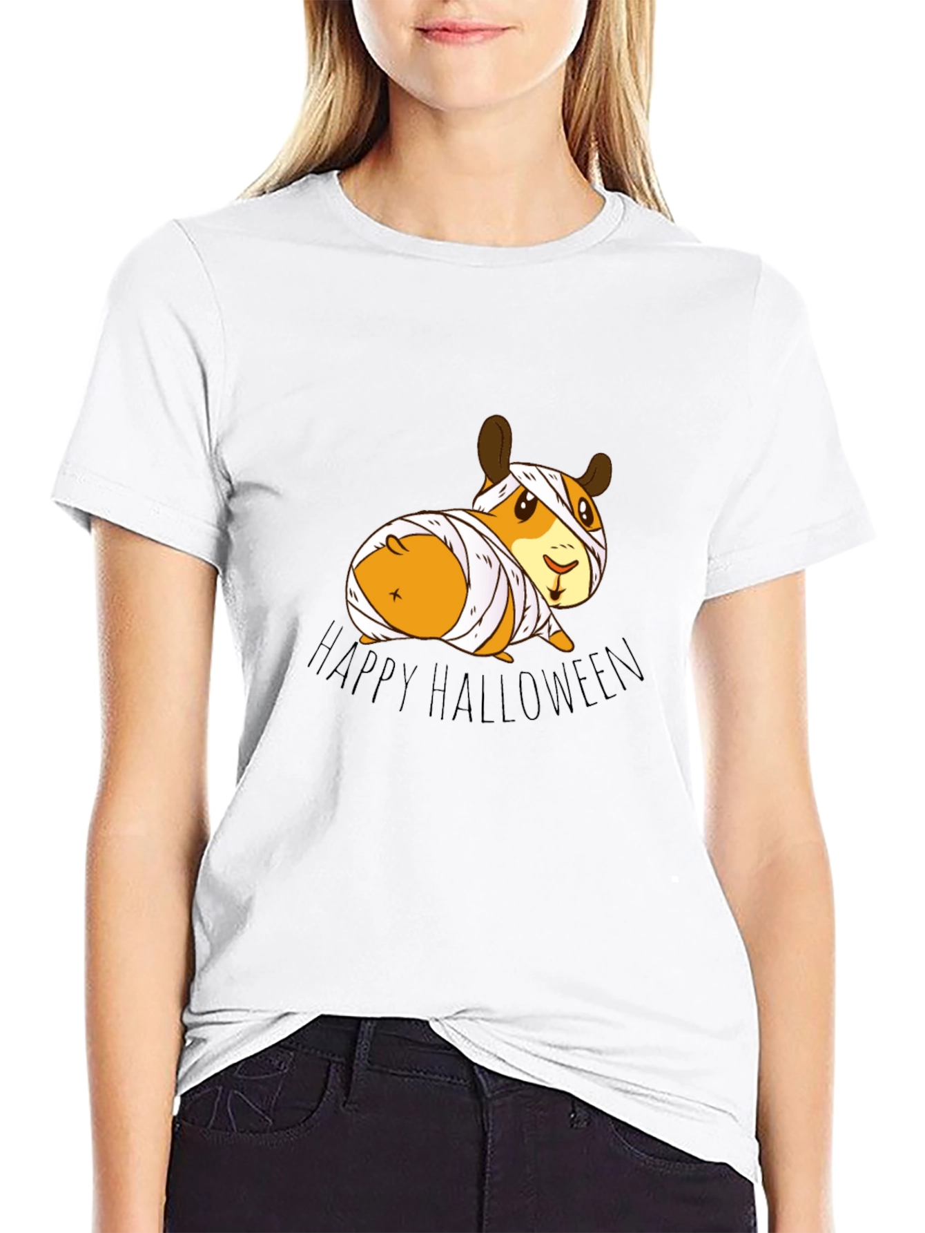 Halloween Guinea Pig Mummy T-Shirt
