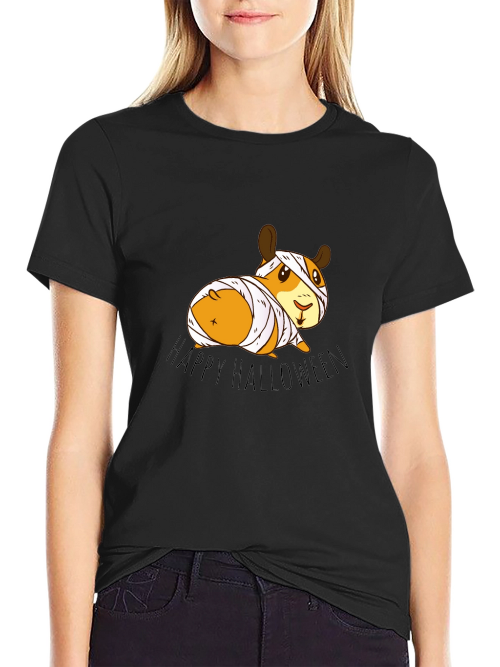 Halloween Guinea Pig Mummy T-Shirt