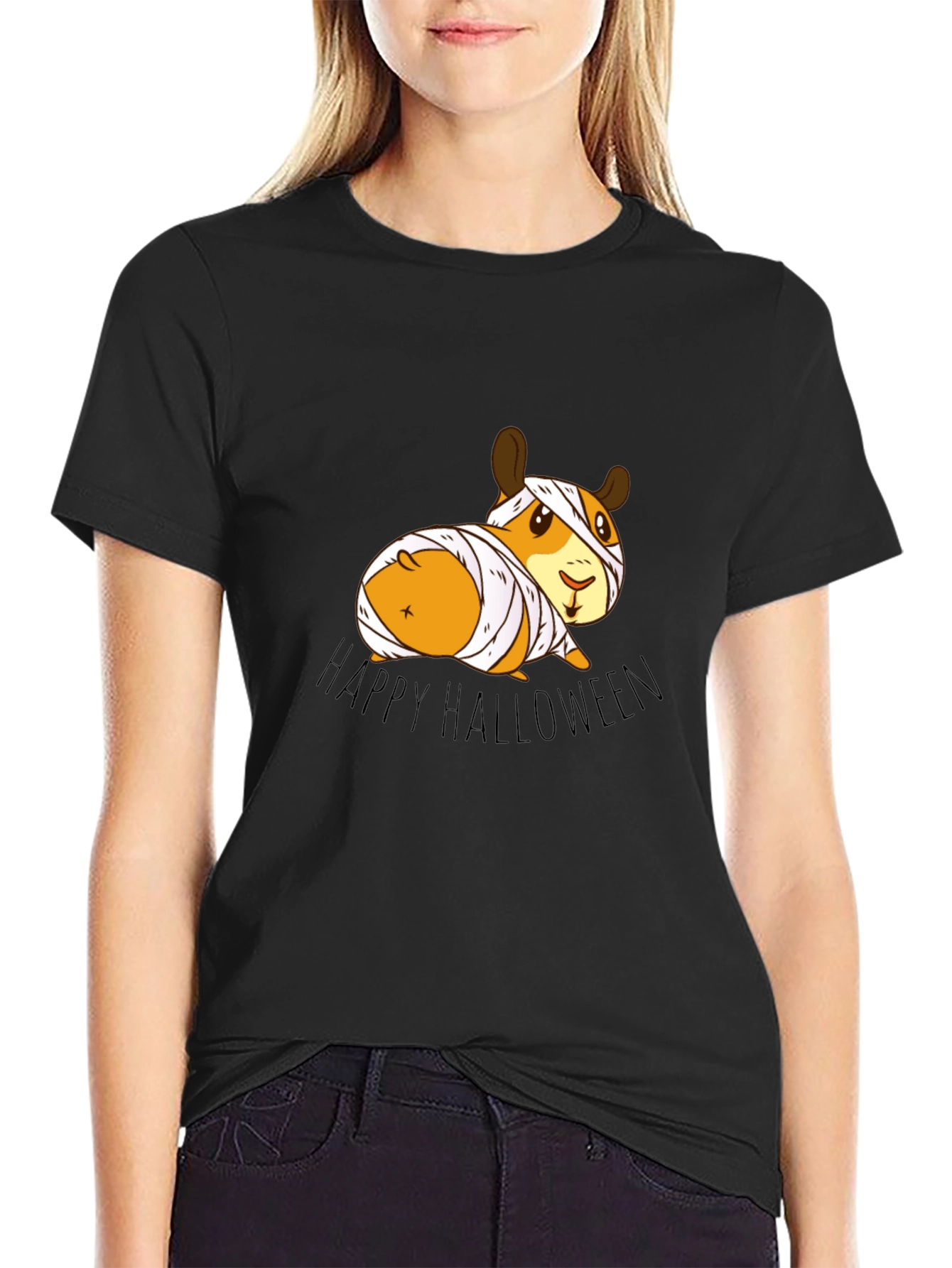 Halloween Guinea Pig Mummy T-Shirt