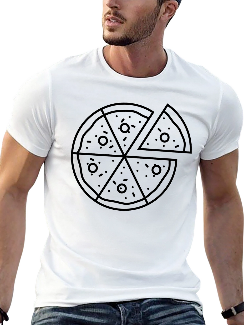 Pizza Graphic T-Shirt - Casual Comfort