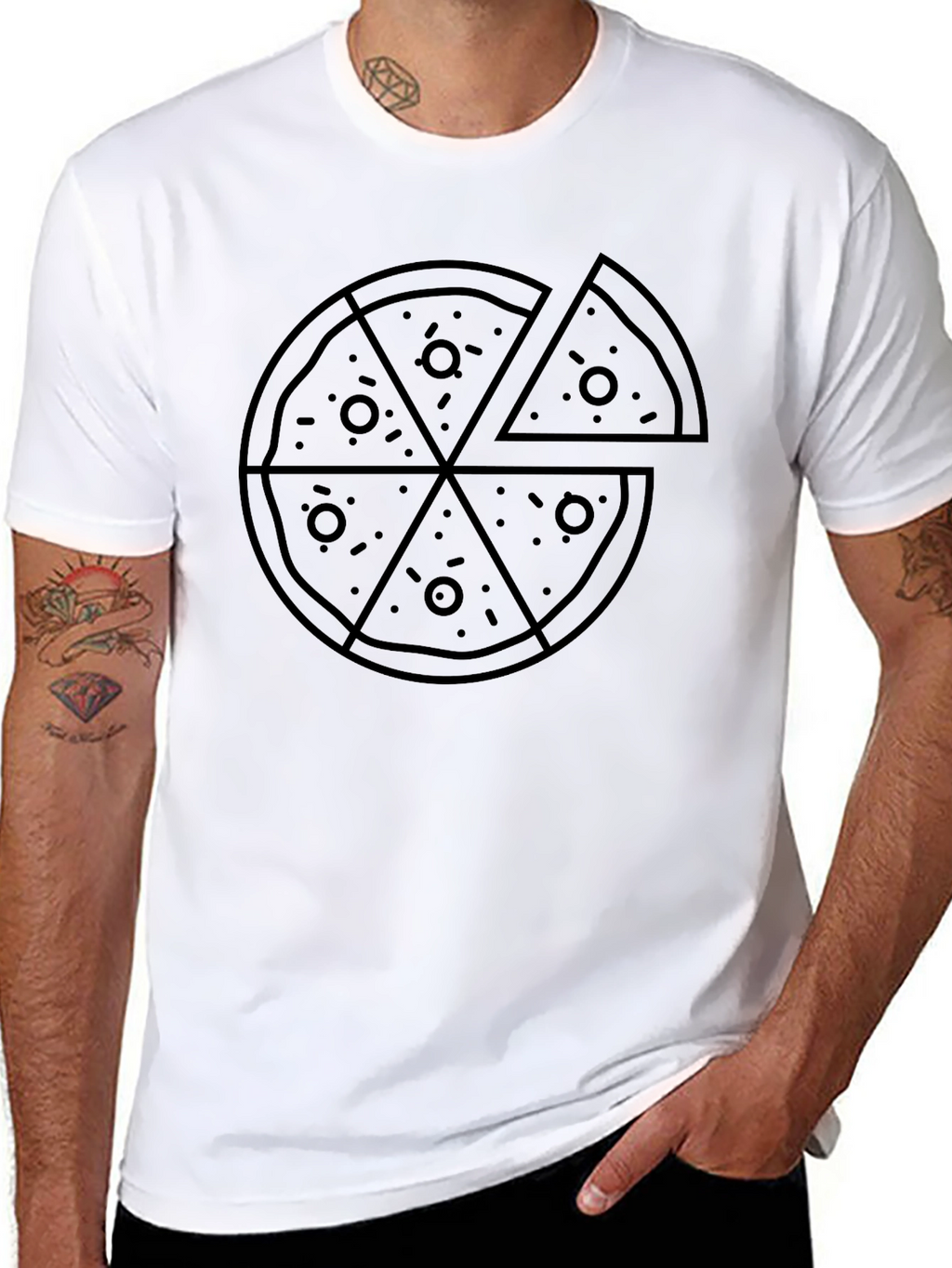 Pizza Graphic T-Shirt - Casual Comfort