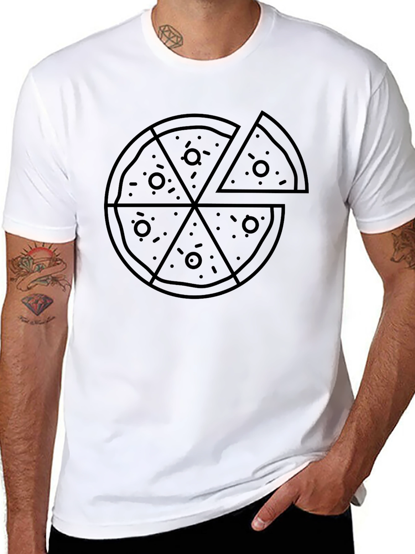 Pizza Graphic T-Shirt - Casual Comfort