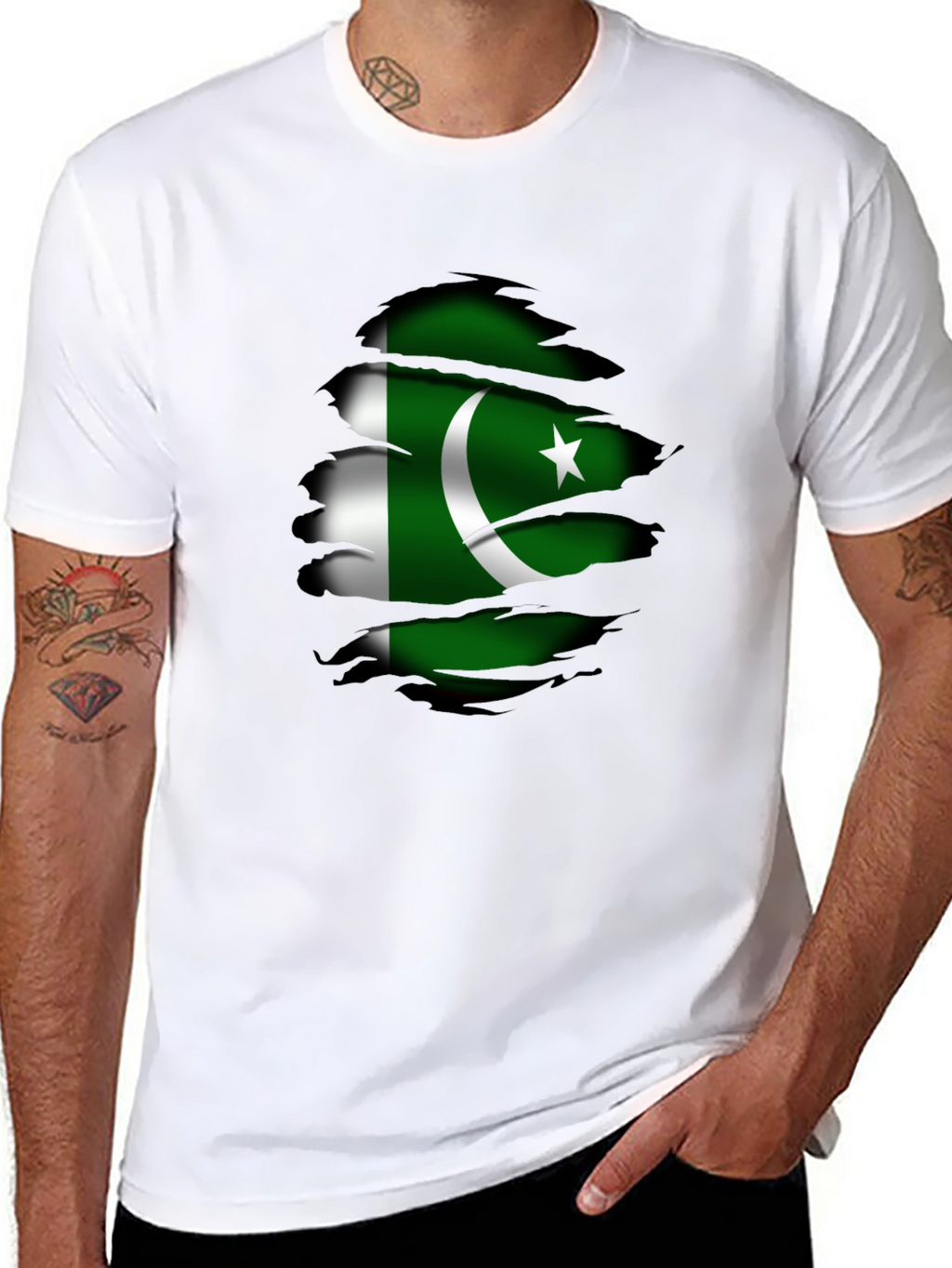 Pakistan Flag T-Shirt - Patriotic Tee