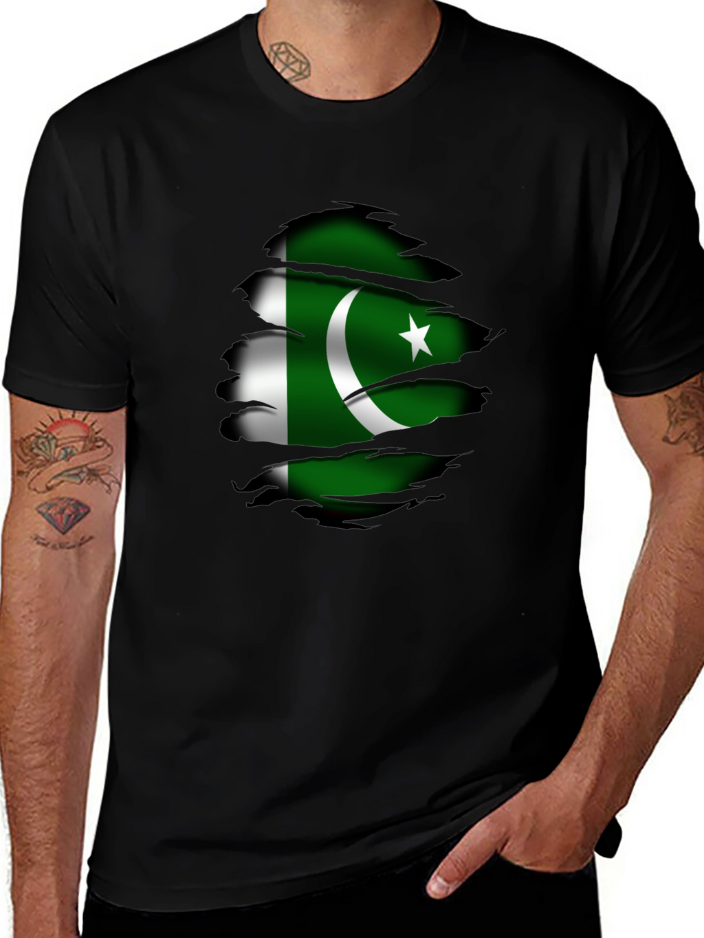 Pakistan Flag T-Shirt - Patriotic Tee