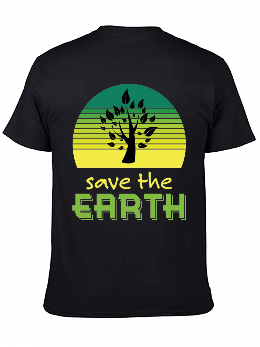 Save The Earth Graphic Tee - Eco Friendly Design