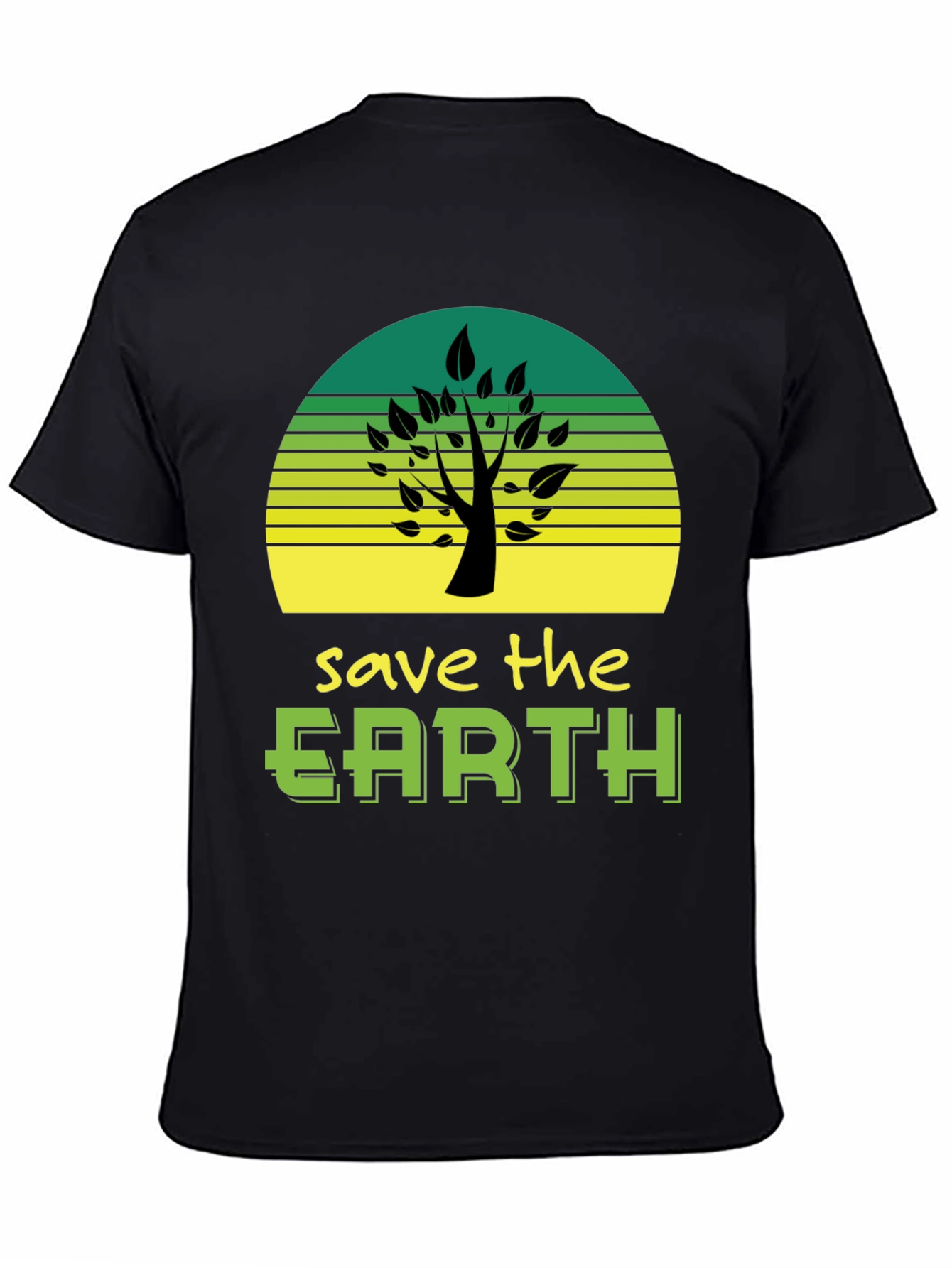 Save The Earth Graphic Tee - Eco Friendly Design