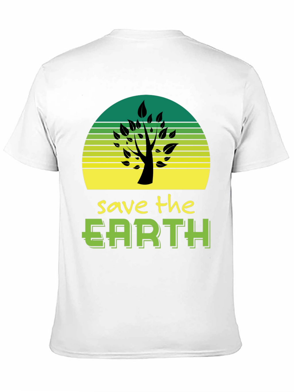 Save The Earth Graphic Tee - Eco Friendly Design