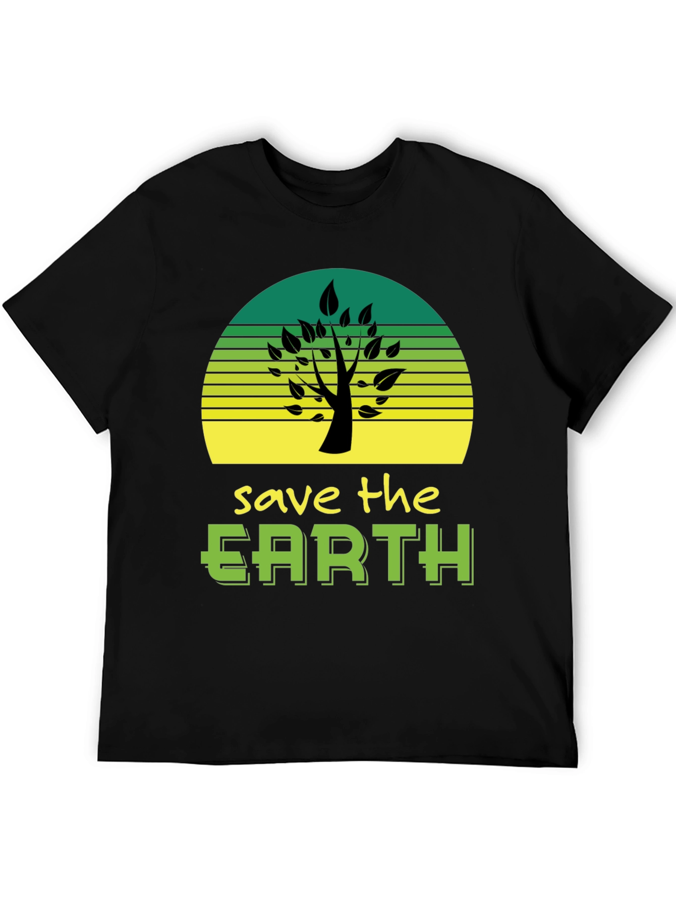 Save The Earth Graphic Tee - Eco Friendly Design