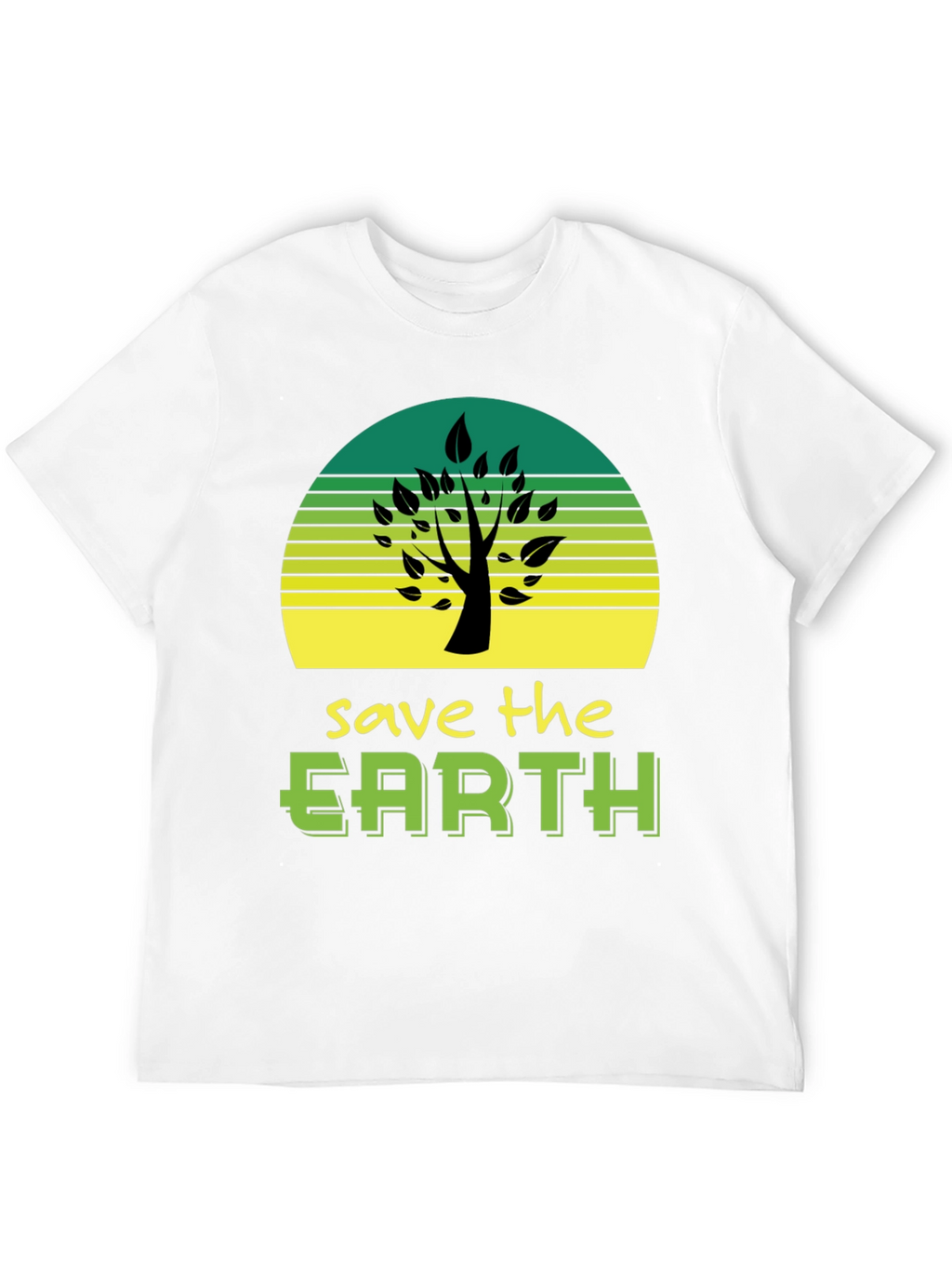Save The Earth Graphic Tee - Eco Friendly Design