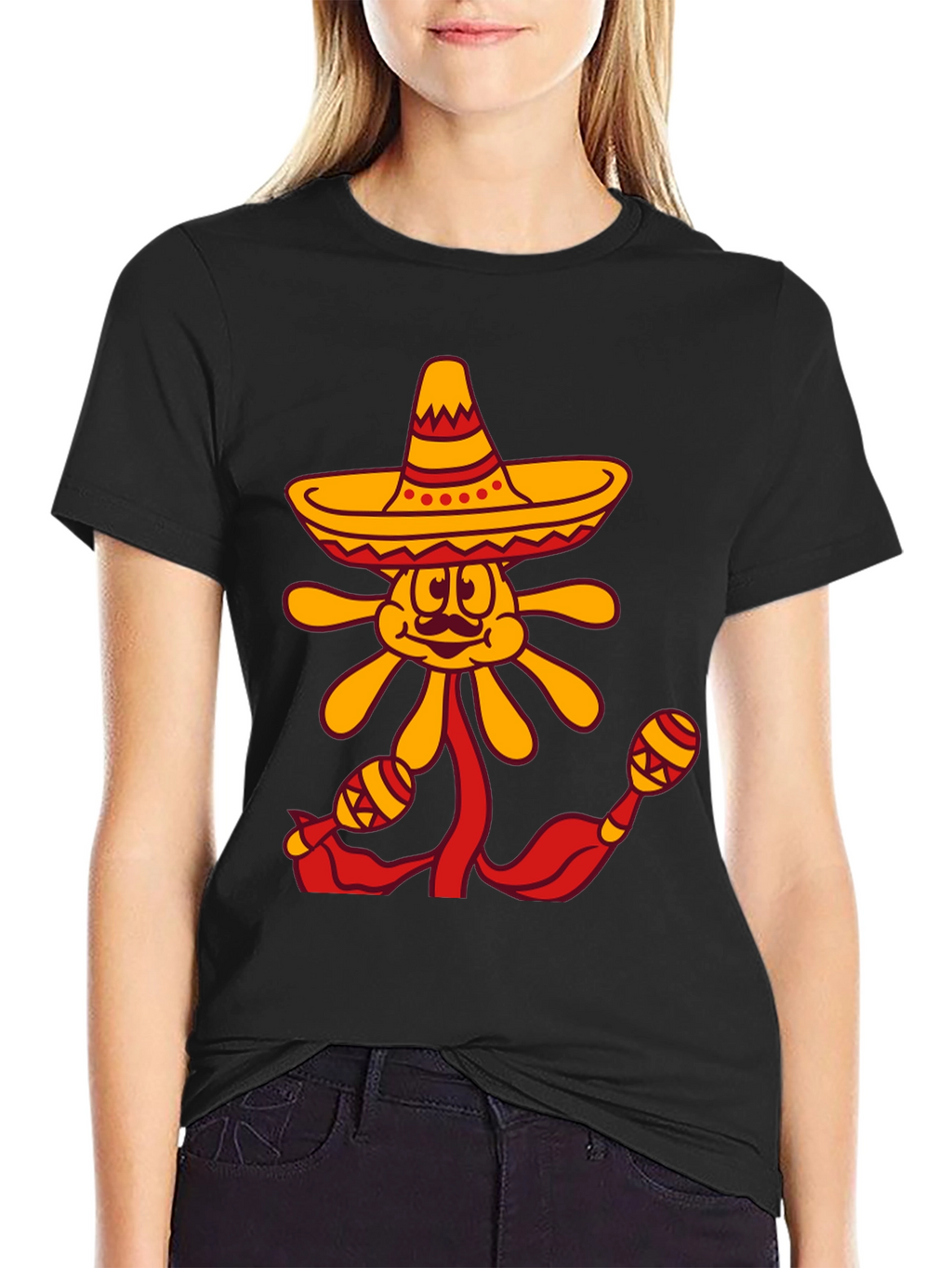 Mexican Fiesta Flower T-Shirt