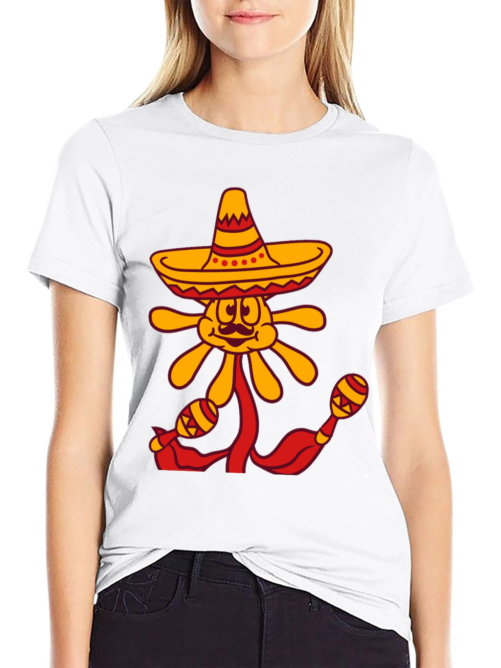 Mexican Fiesta Flower T-Shirt