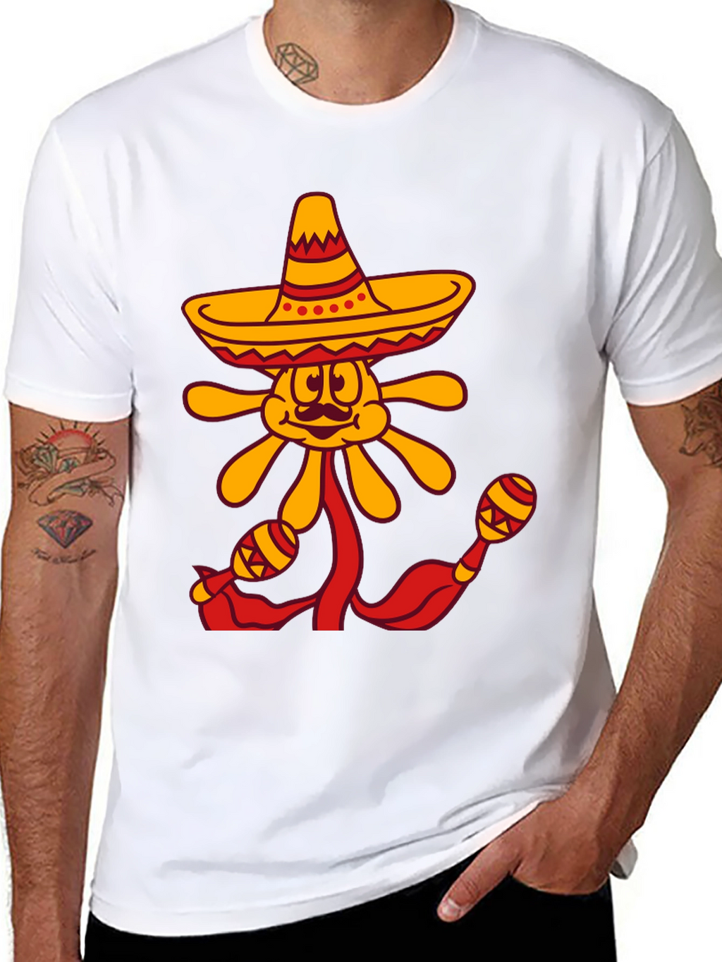 Mexican Fiesta Flower T-Shirt