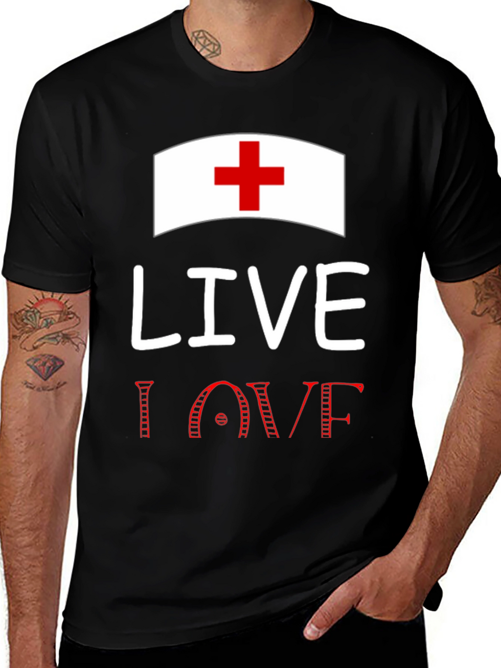 Nurse Life T-Shirt - Live Love Nursing