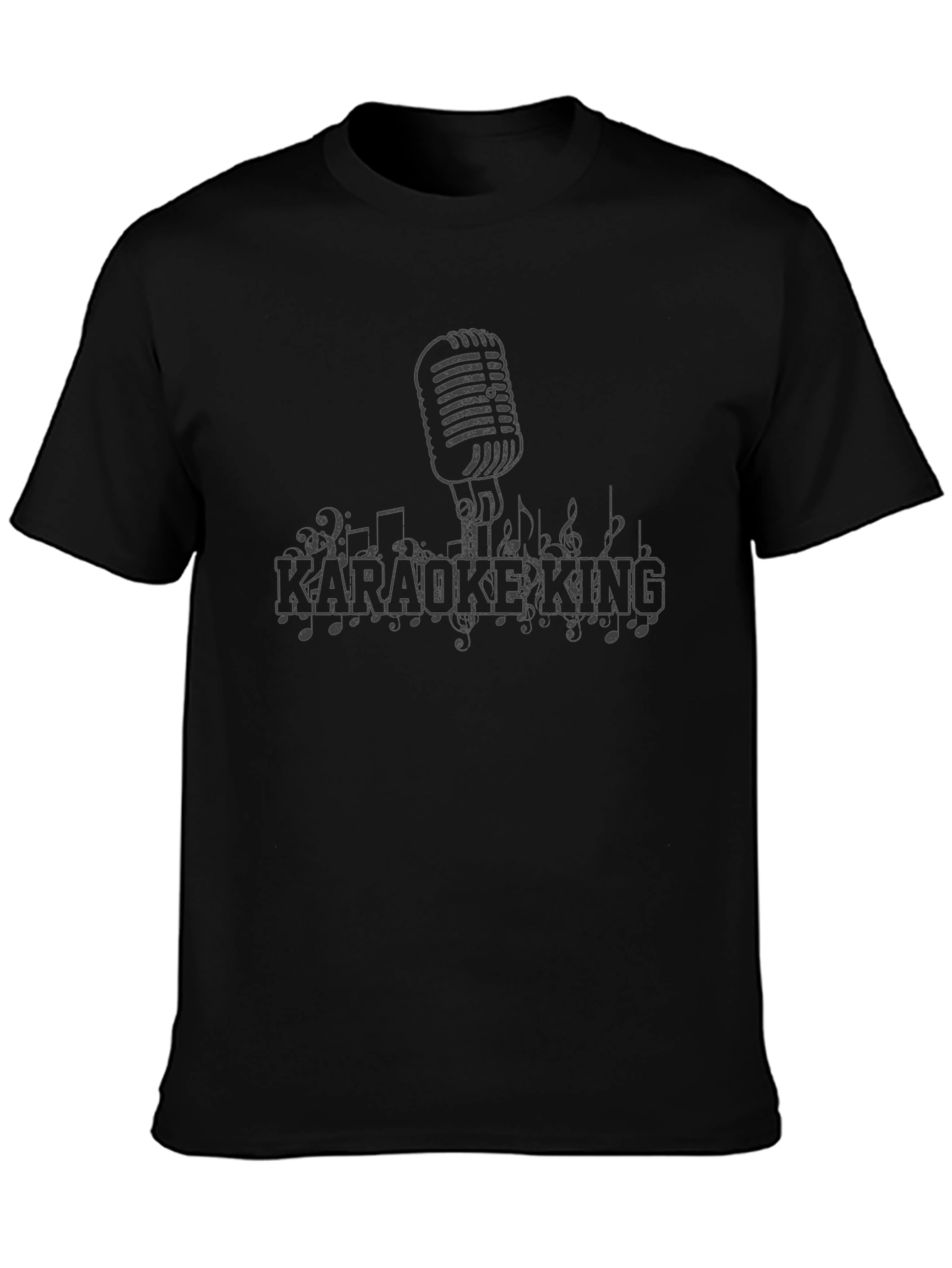 Karaoke King Graphic T-Shirt - Music Lover Tee