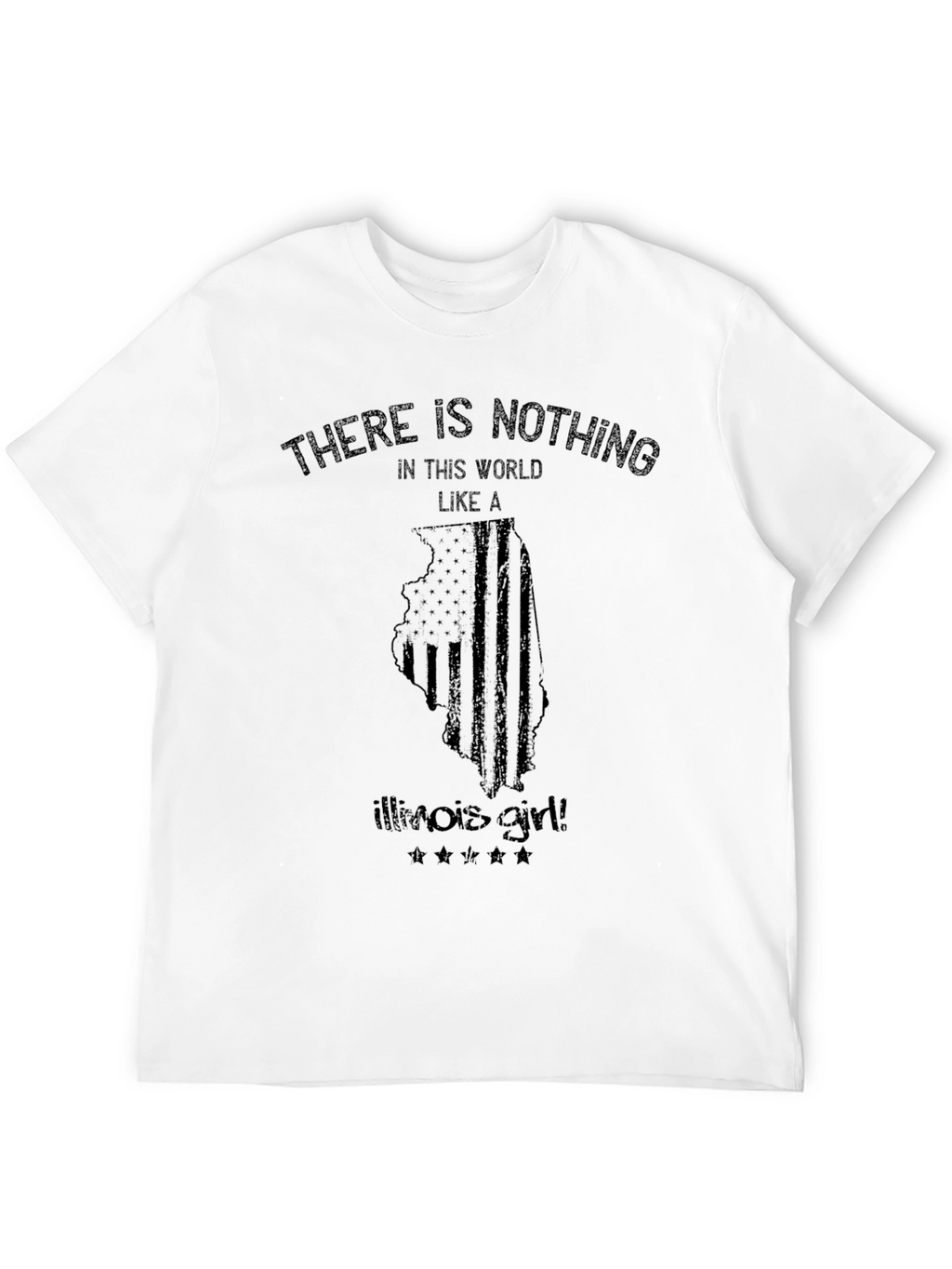 Illinois Girl T-Shirt - State Pride Tee