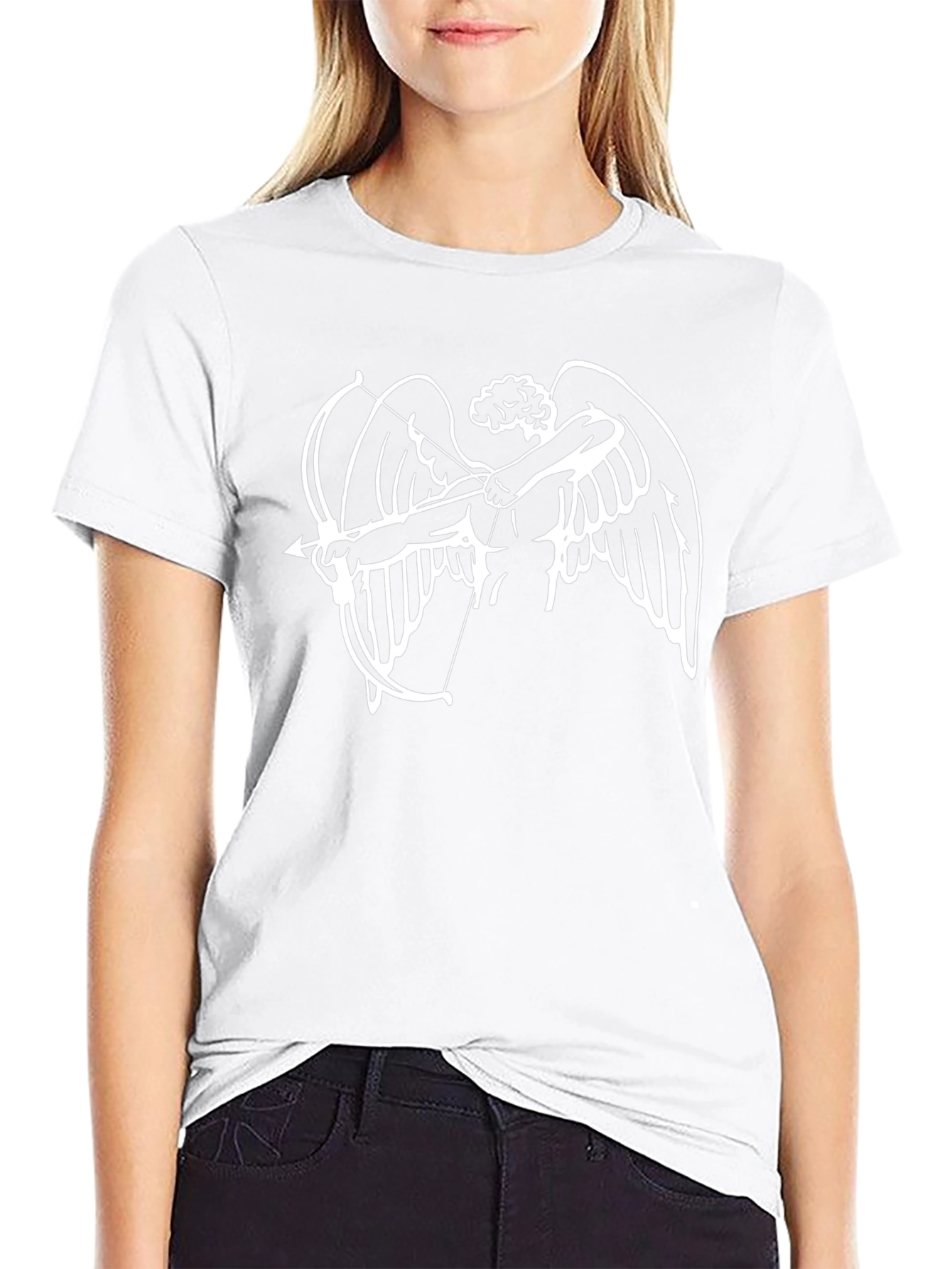 Cupid Graphic Black T-Shirt
