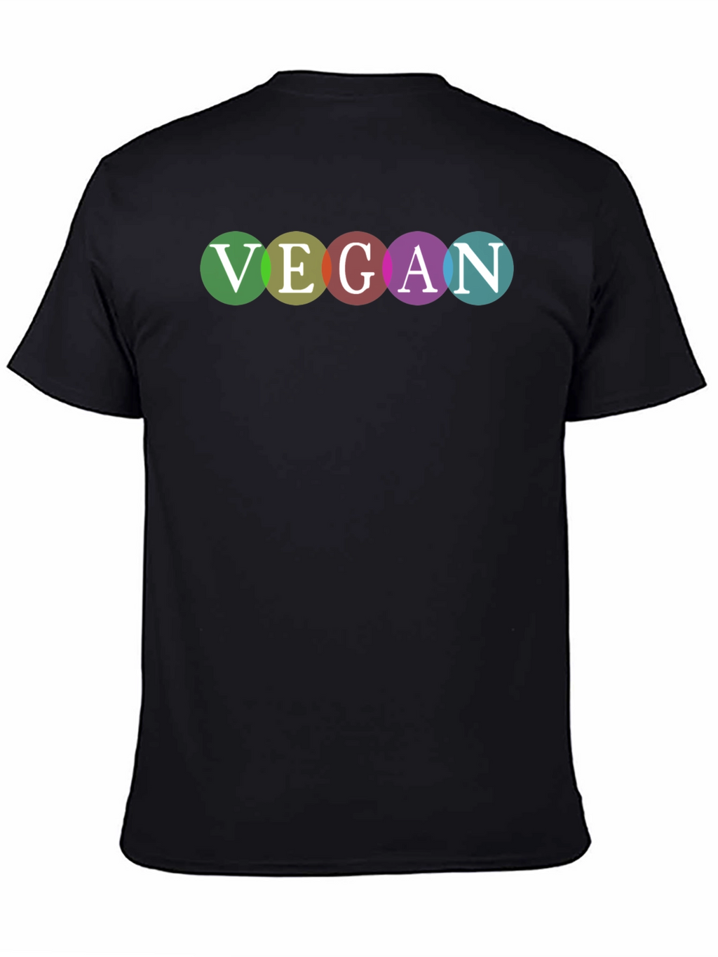 Vegan Pride T-Shirt - Rainbow Lettering