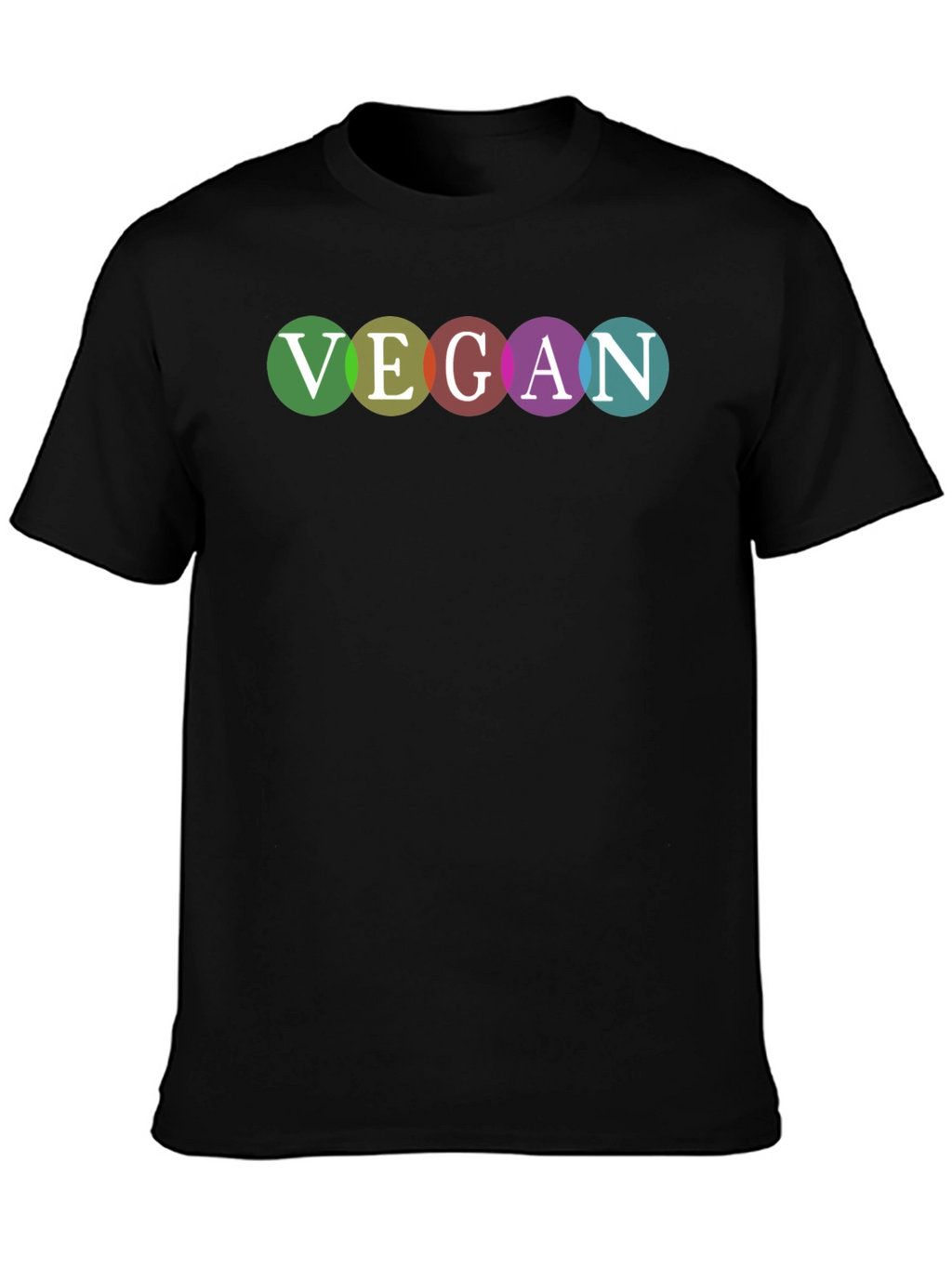 Vegan Pride T-Shirt - Rainbow Lettering