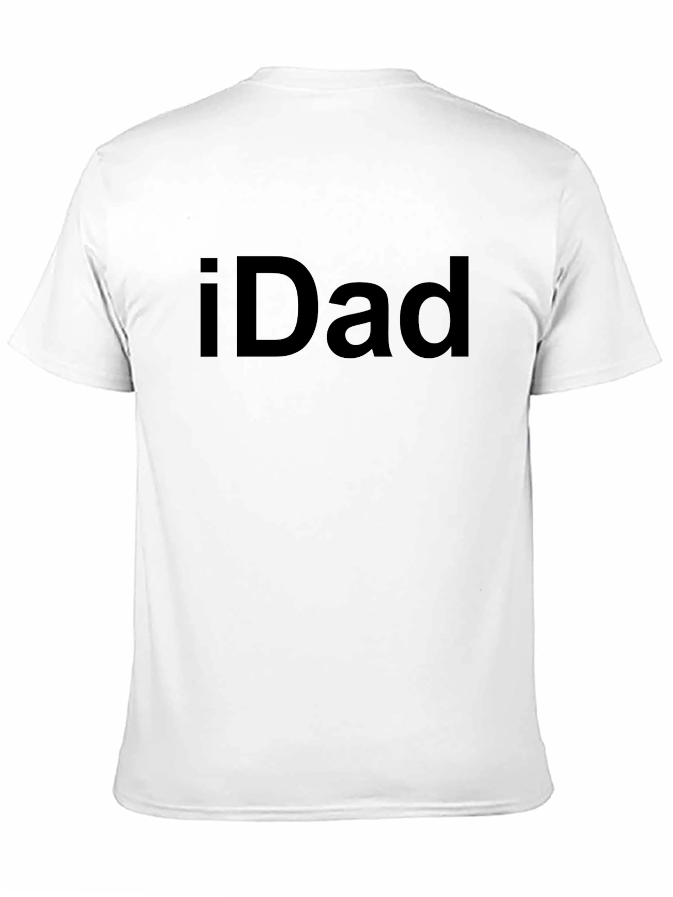 iDad Black T-Shirt - Cool Dad Style