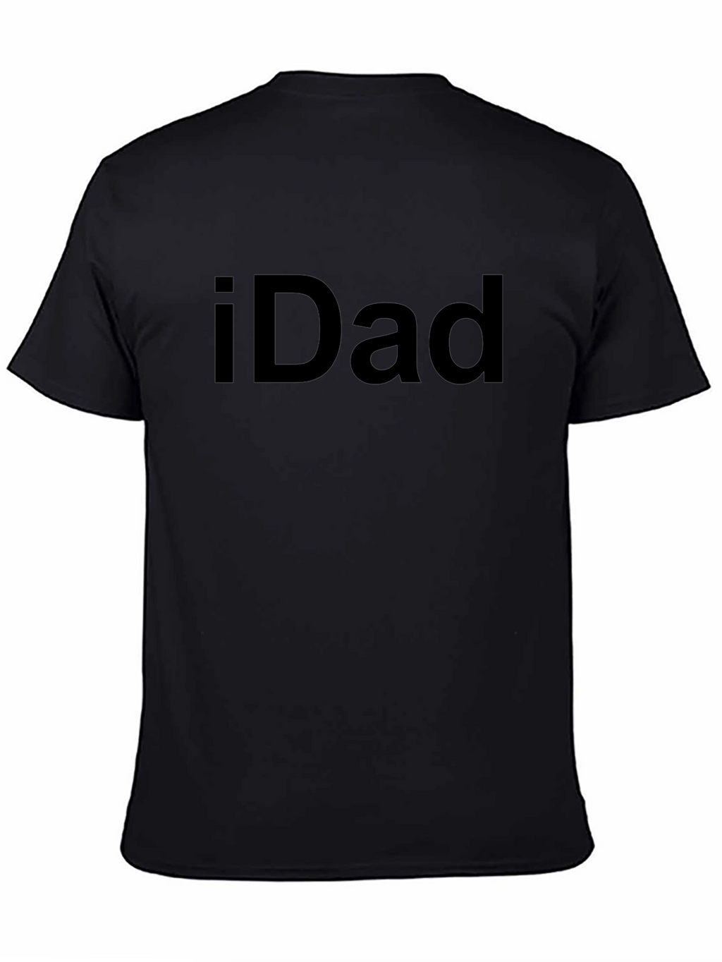 iDad Black T-Shirt - Cool Dad Style
