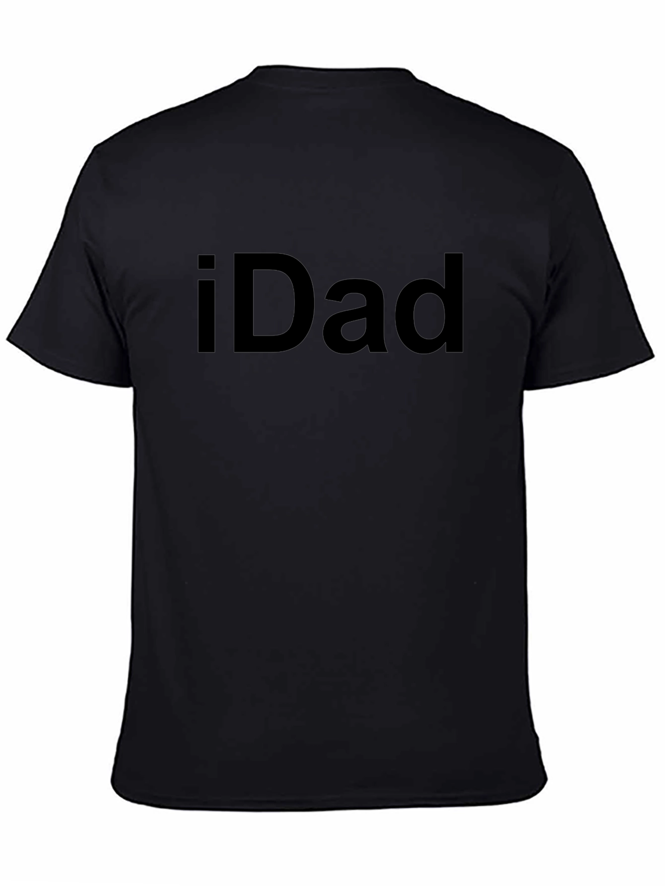 iDad Black T-Shirt - Cool Dad Style