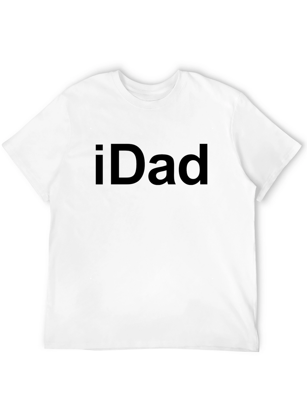 iDad Black T-Shirt - Cool Dad Style