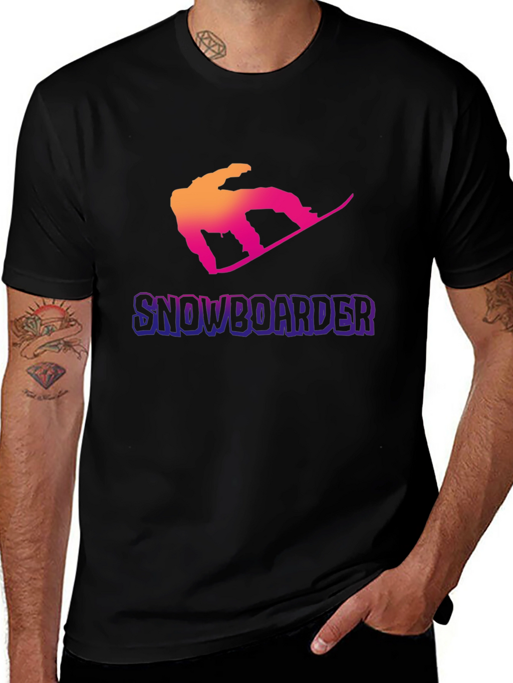 Snowboarder Graphic Tee - Ride in Style