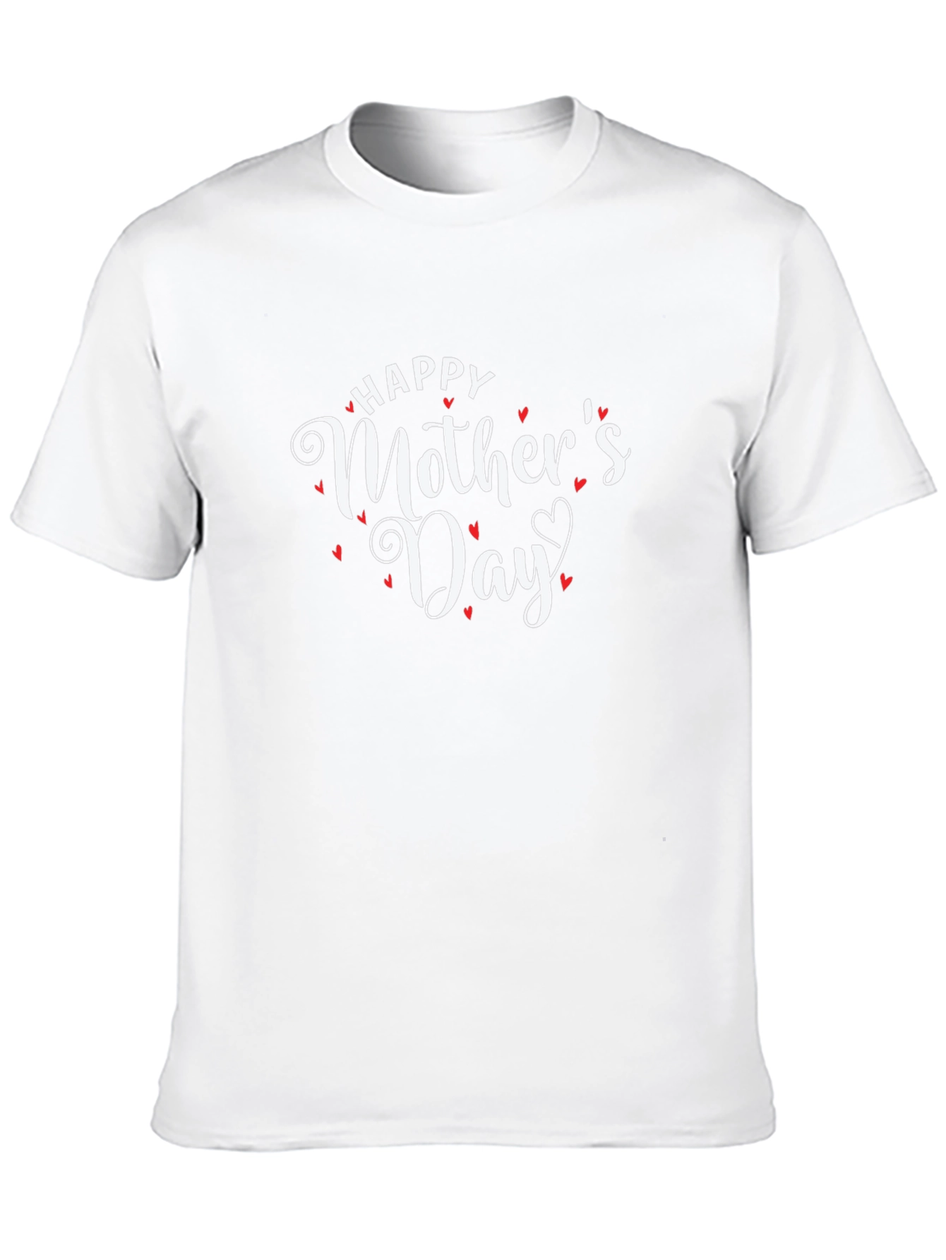 Happy Mothers Day Graphic Tee - Black