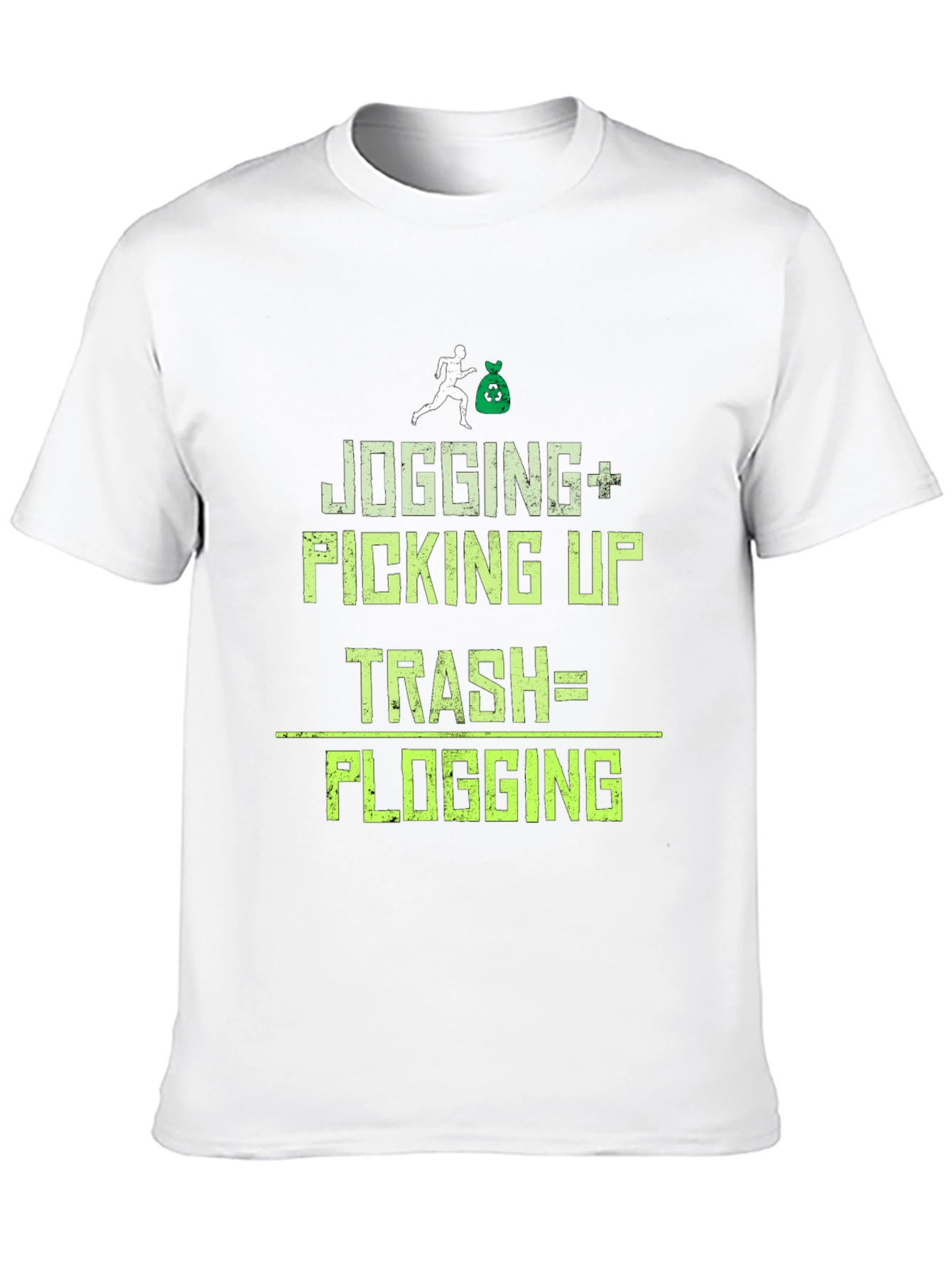 Plogging T-Shirt: Jogging Plus Picking Up Trash