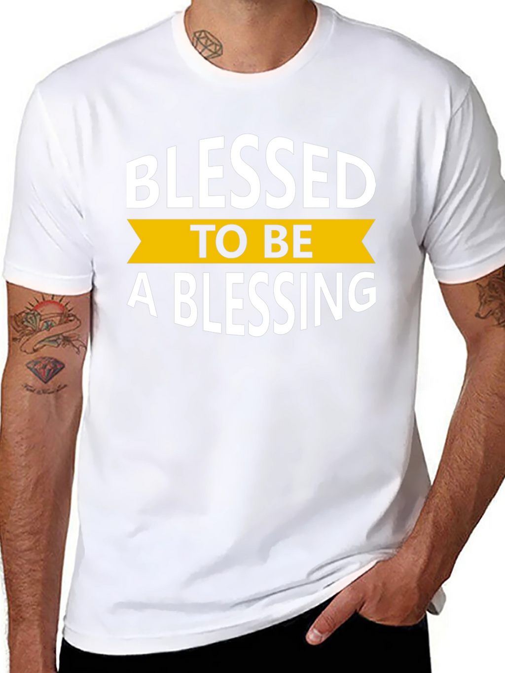 Blessed To Be A Blessing Black T-Shirt