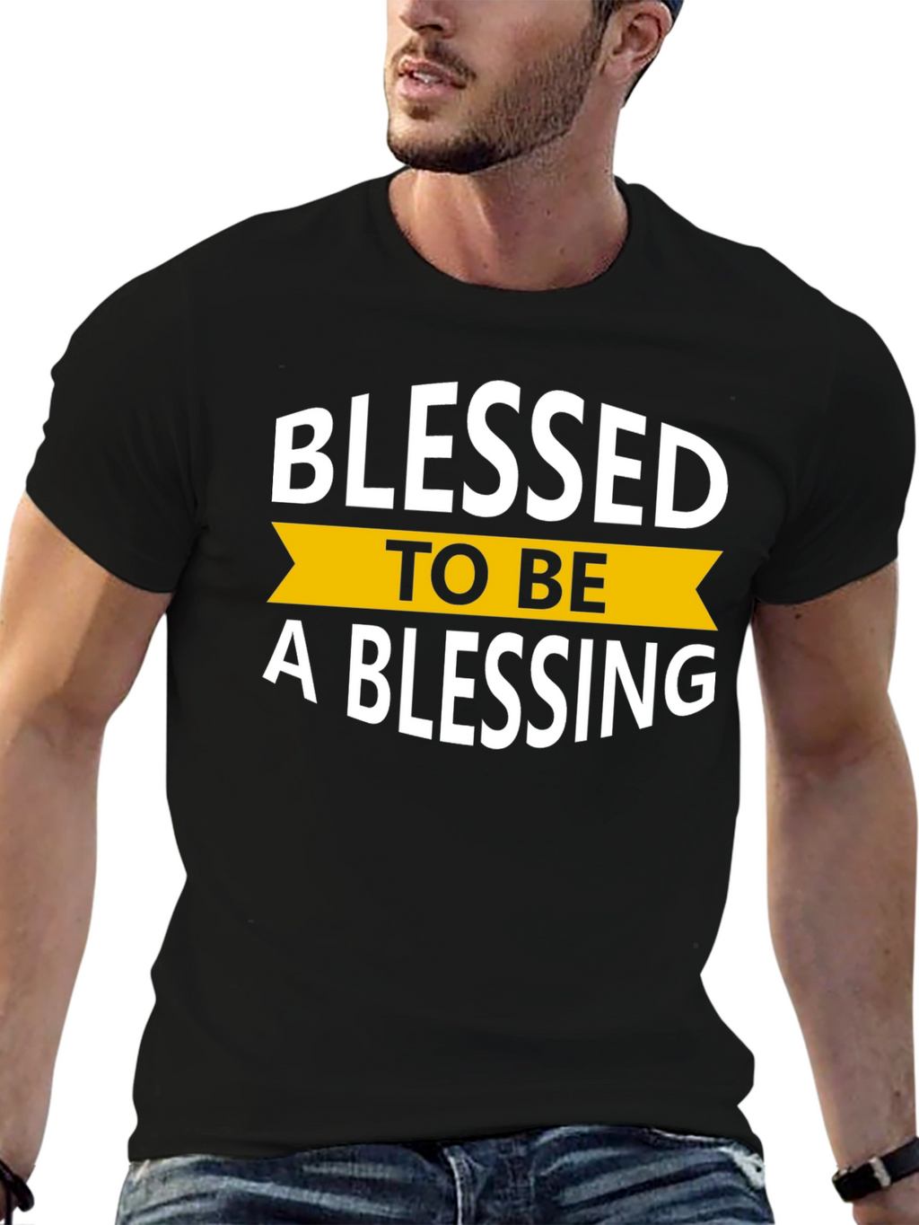Blessed To Be A Blessing Black T-Shirt