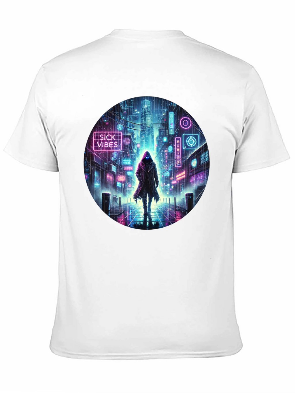 Cyberpunk Neon Streetwear T-Shirt